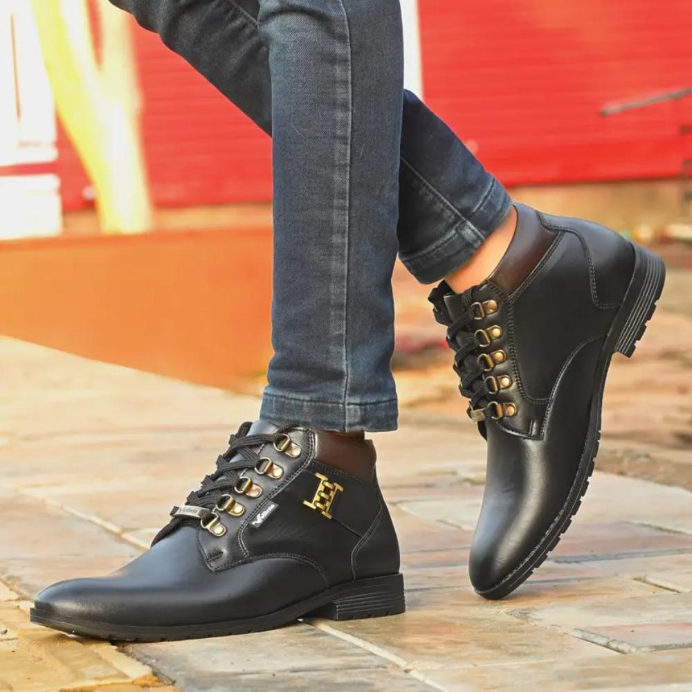 Vellinto MILAN Casual Mid-Ankle Synthetic leather Boots For Men