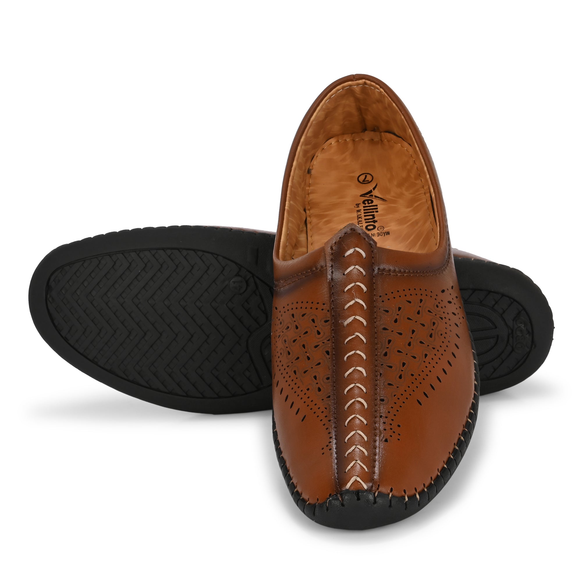 Vellinto MONAR Cool Rajasthani Jutis For Men Mojaris For Men Nagra For Men