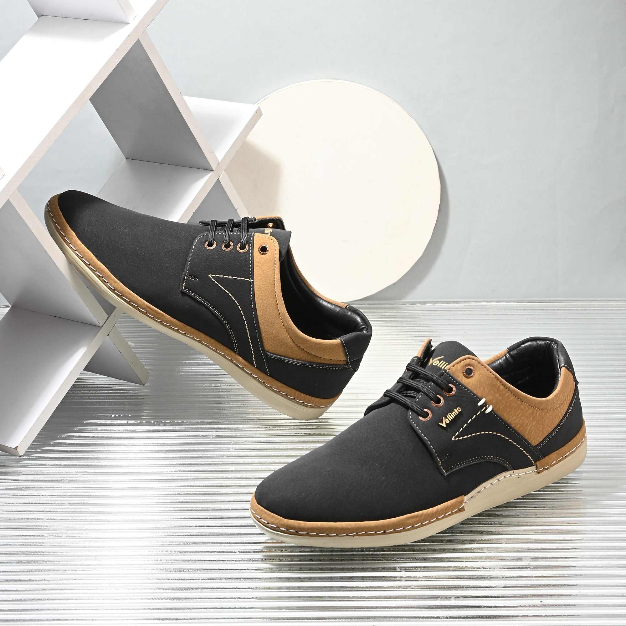 Vellinto RAVON Casual Derby For Men ll Stylish Semi Formal Shoes Casuals For Men