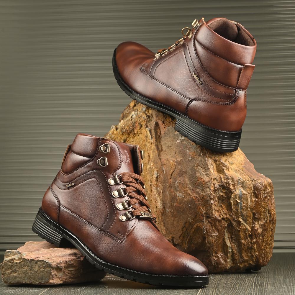 Vellinto AUSTIN Casual Mid-Ankle Synthetic leather Boots For Men