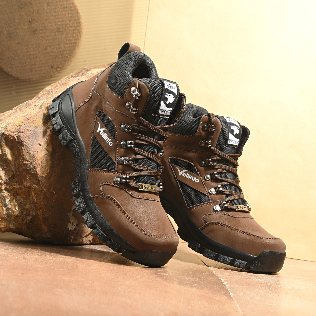 Vellinto MONT BLANC Trekking Outdoor Boots For Men ll Casual Miliatry Boots For Men