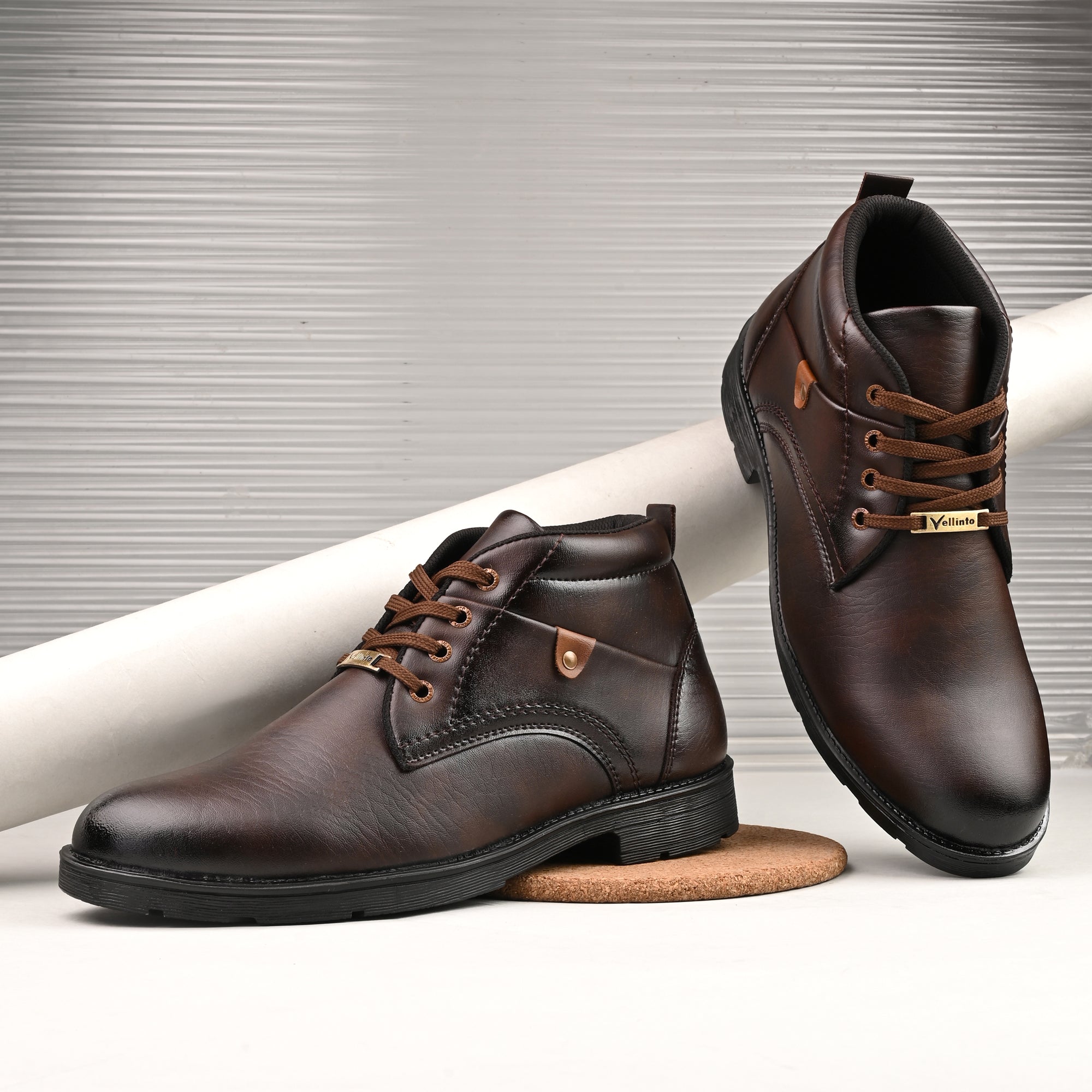 Stylish, Trendy Mid-Ankle Boots ll Daily Use Casual Lace Up Shoe Boots For Men