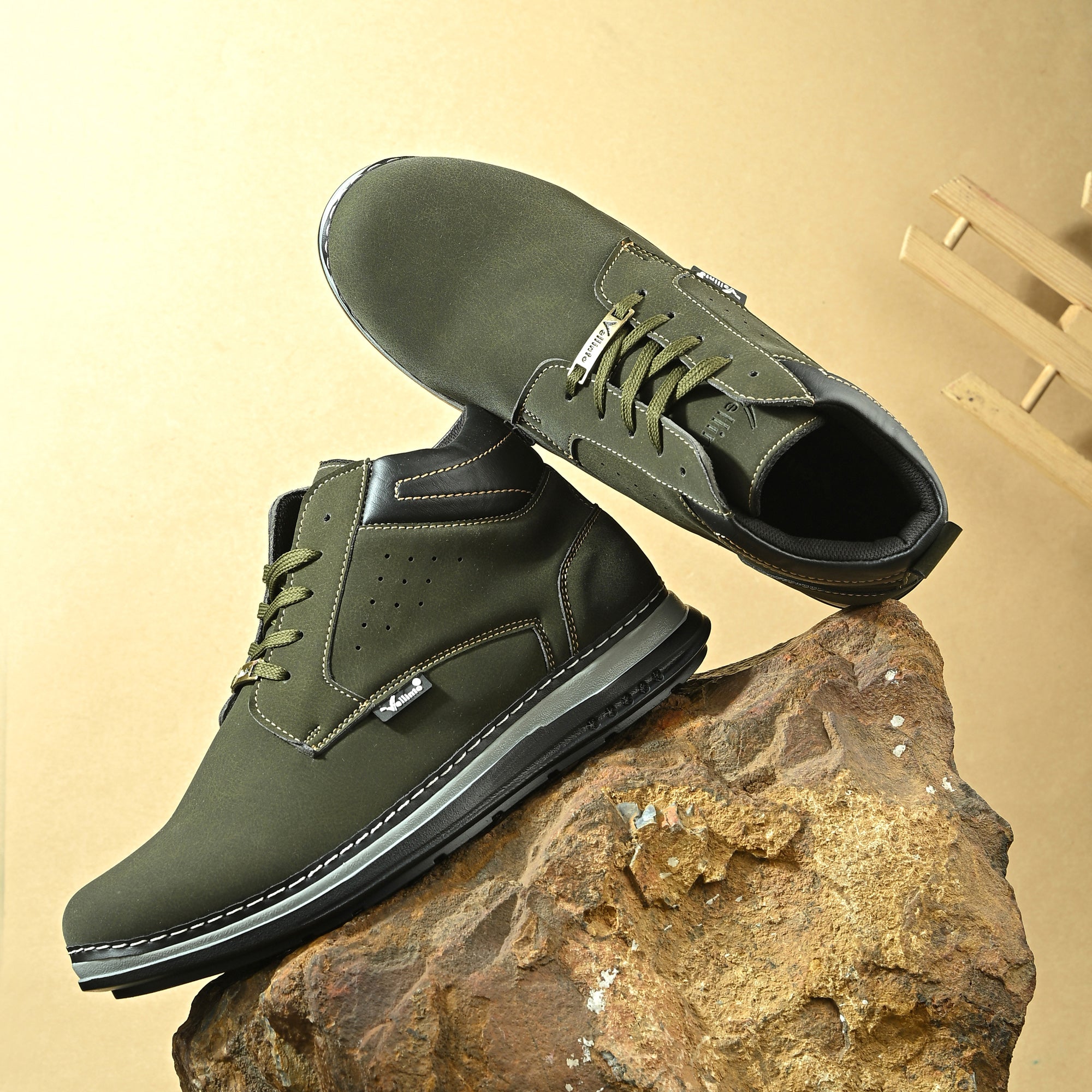 Vellinto PANTRIX Casual Boots For Men ll Synthetic Leather Casuals For Men Boots For Men