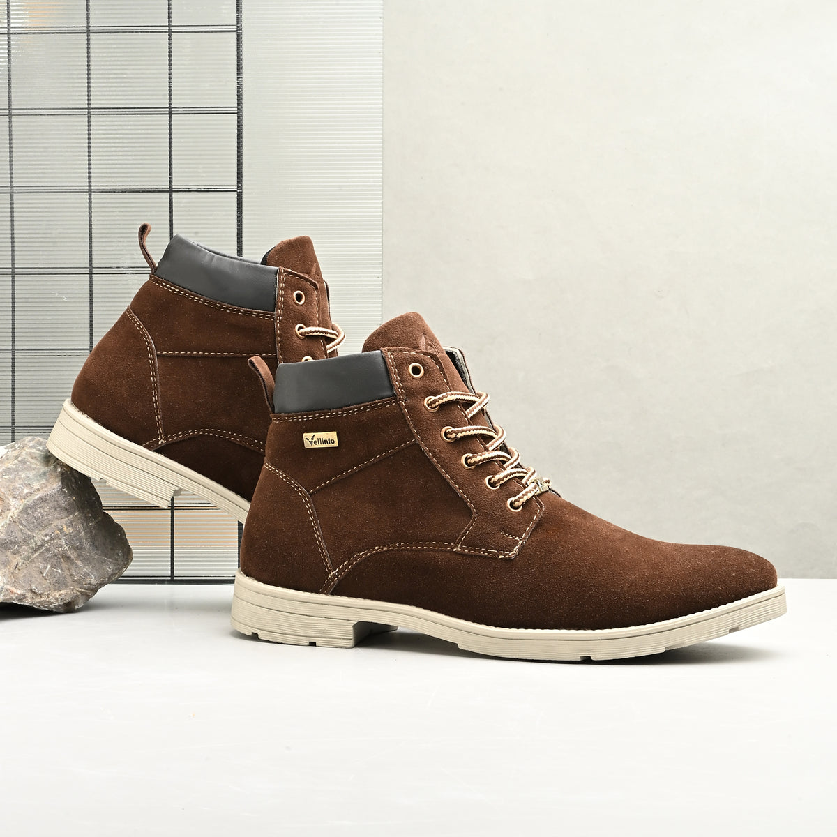 Vellinto Vellinto SANDSCAPE Casual Boots For Men Synthetic Leather Boots Casuals For Men Casuals For Men