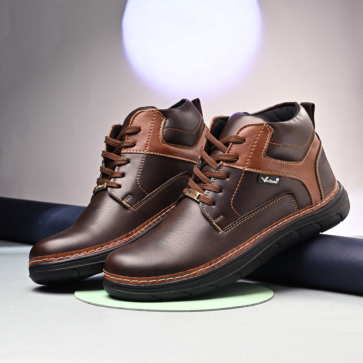 Vellinto Vellinto VEGA Casual Derby Boots For Men ll Stylish Semi Formal Boots For Men Casuals For Men