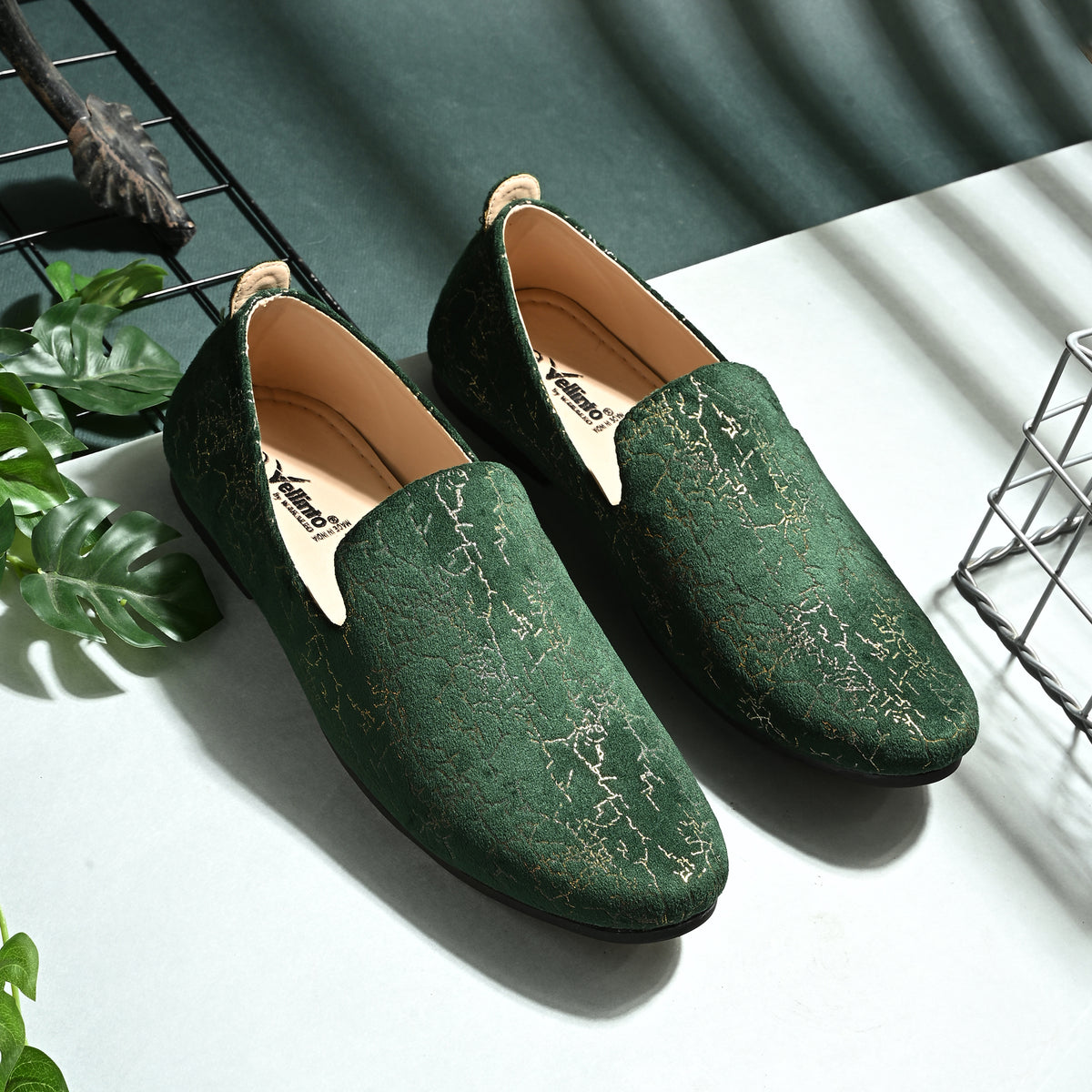 Vellinto MOONLIGHT Party Wear Royal Look Mojaris Juttis Slip On For Men Espadrilles For Men
