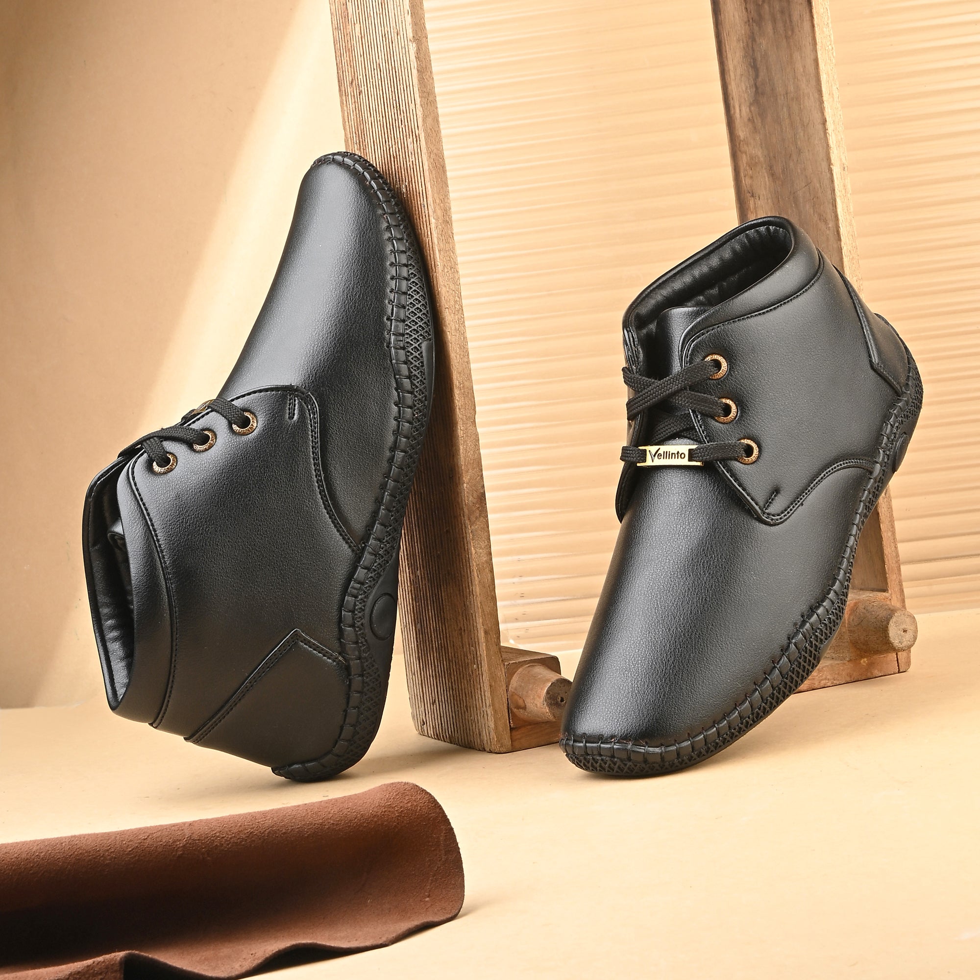 Vellinto FLEXOR Casual Mid-Ankle Synthetic leather Stylish and trendy Boots Boots For Men