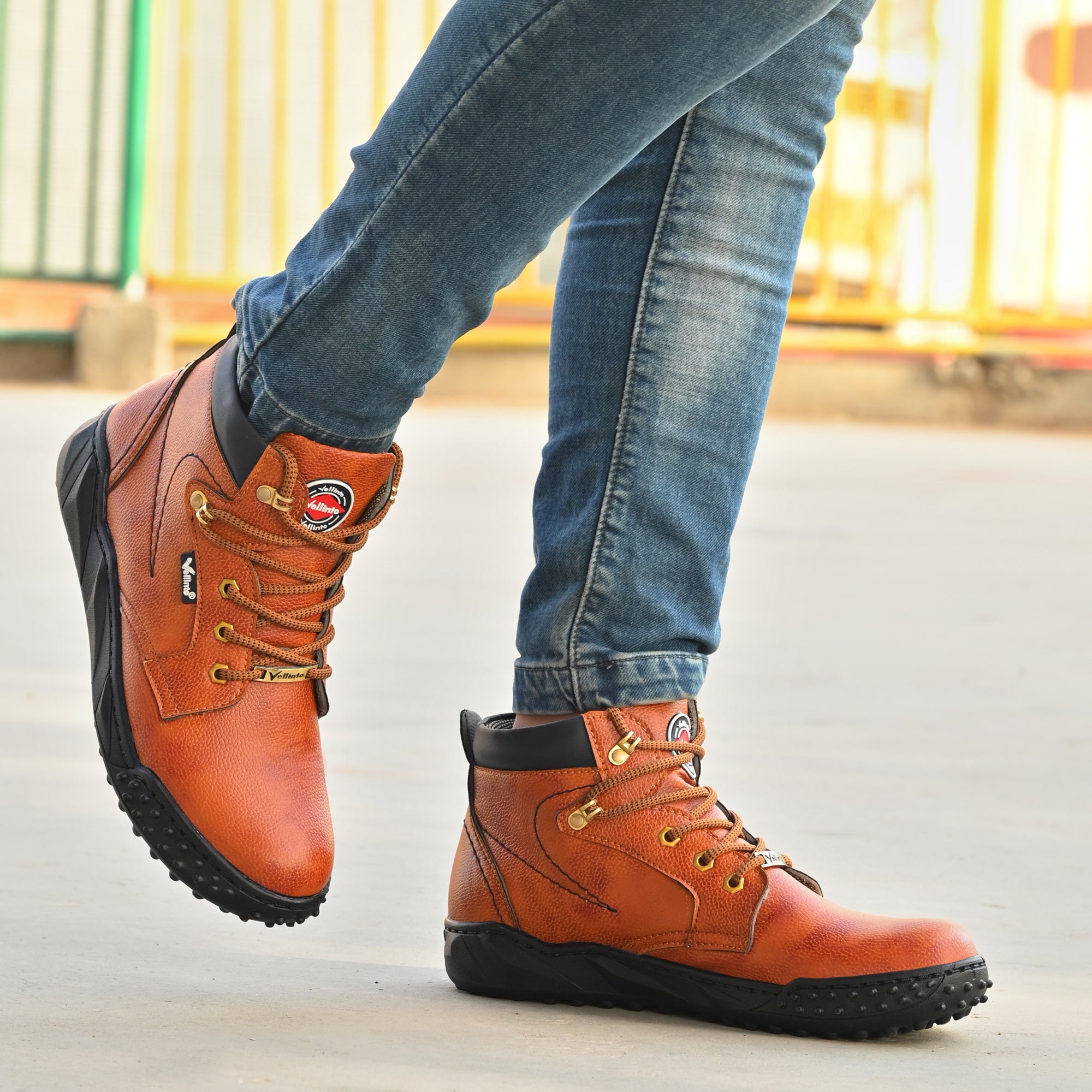 Vellinto GRAVIX Outdoor Trek Boots ll Casual Stylish / Trendy Boots For Men Boots For Men