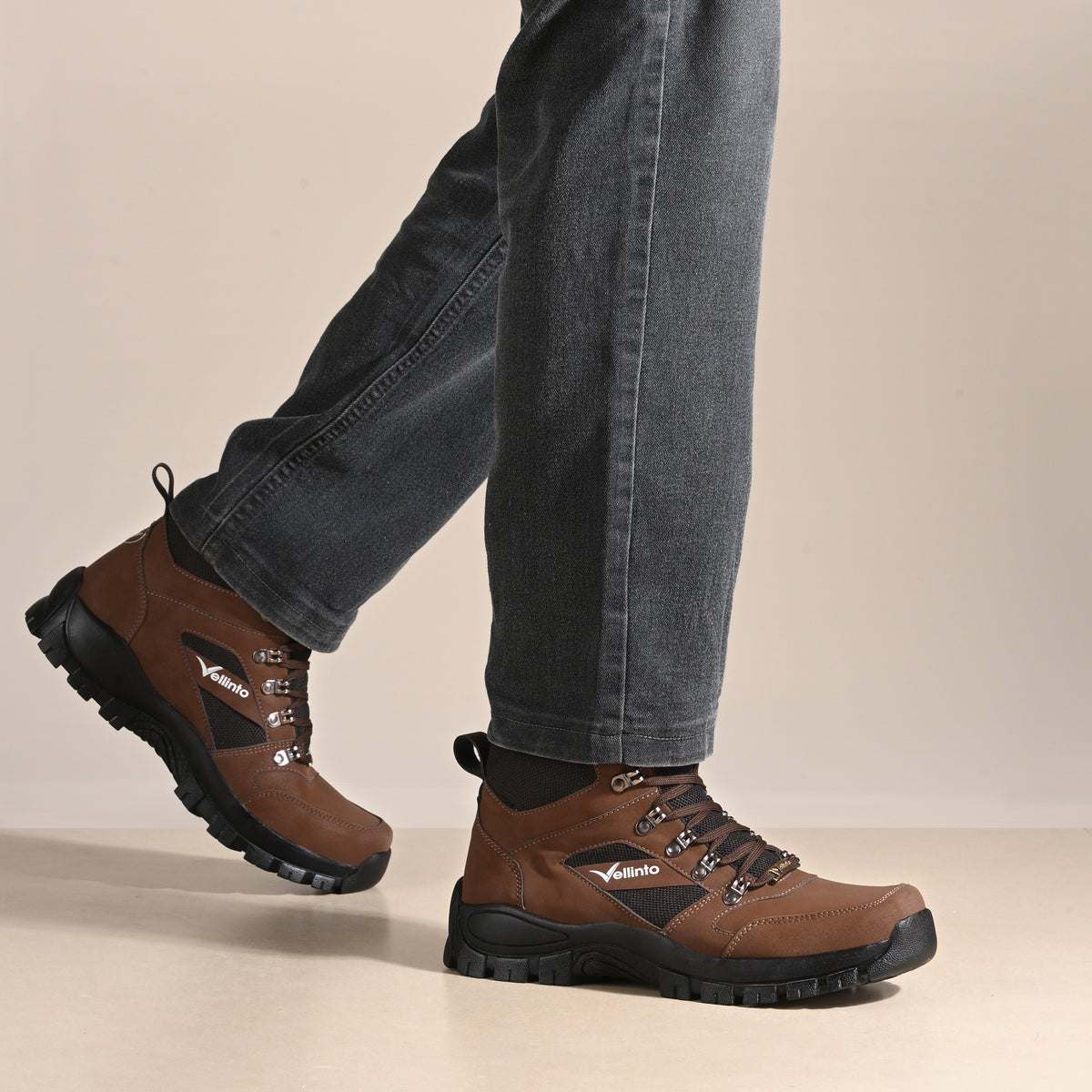 Vellinto MONT BLANC Trekking Outdoor Boots For Men ll Casual Miliatry Boots For Men