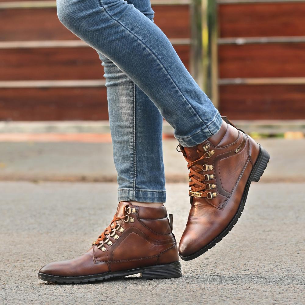 Vellinto AUSTIN Casual Mid-Ankle Synthetic leather Boots For Men