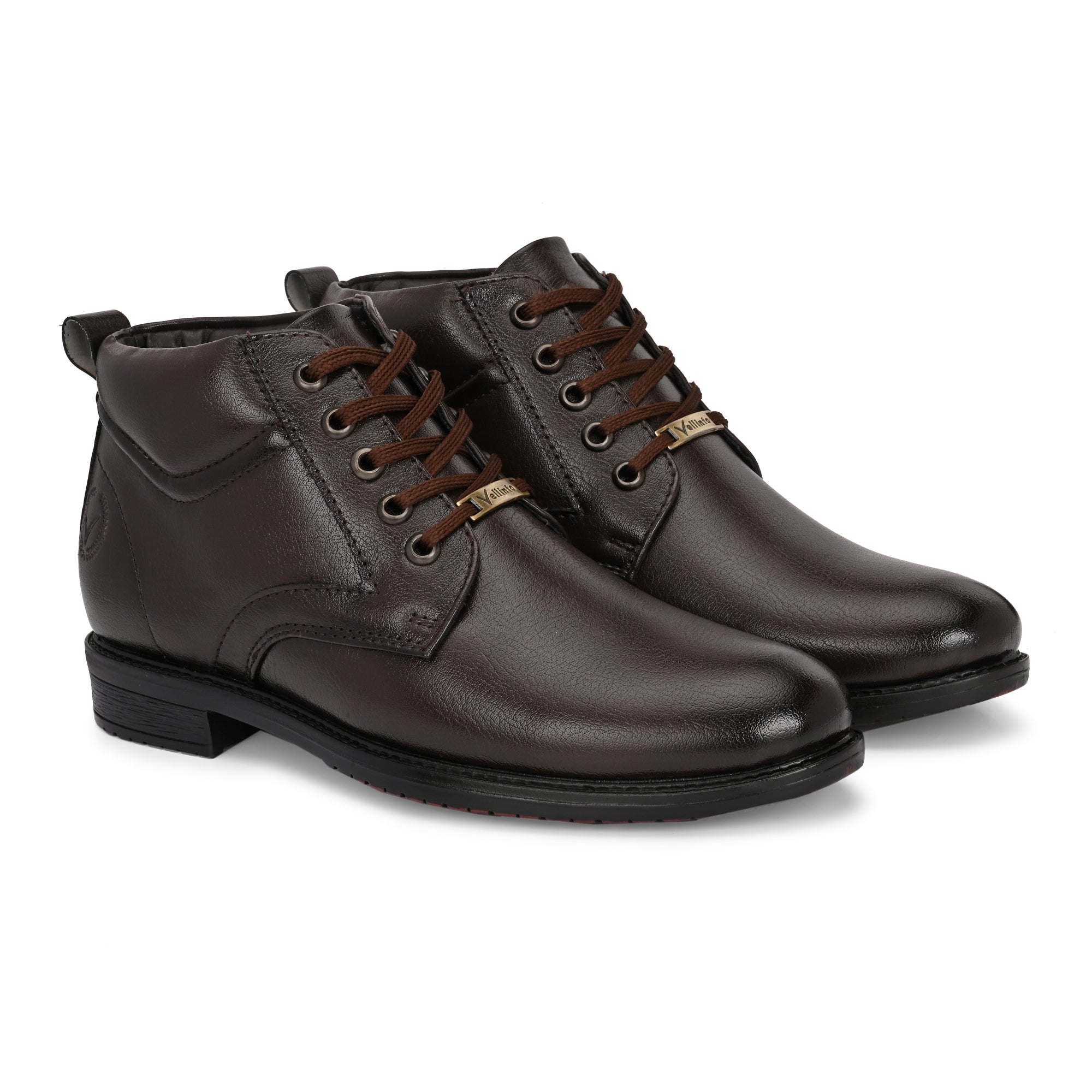 Vellinto INDIANA Men Mid Ankle Synthetic Leather Boots| Party & Office Wear Boots For Men