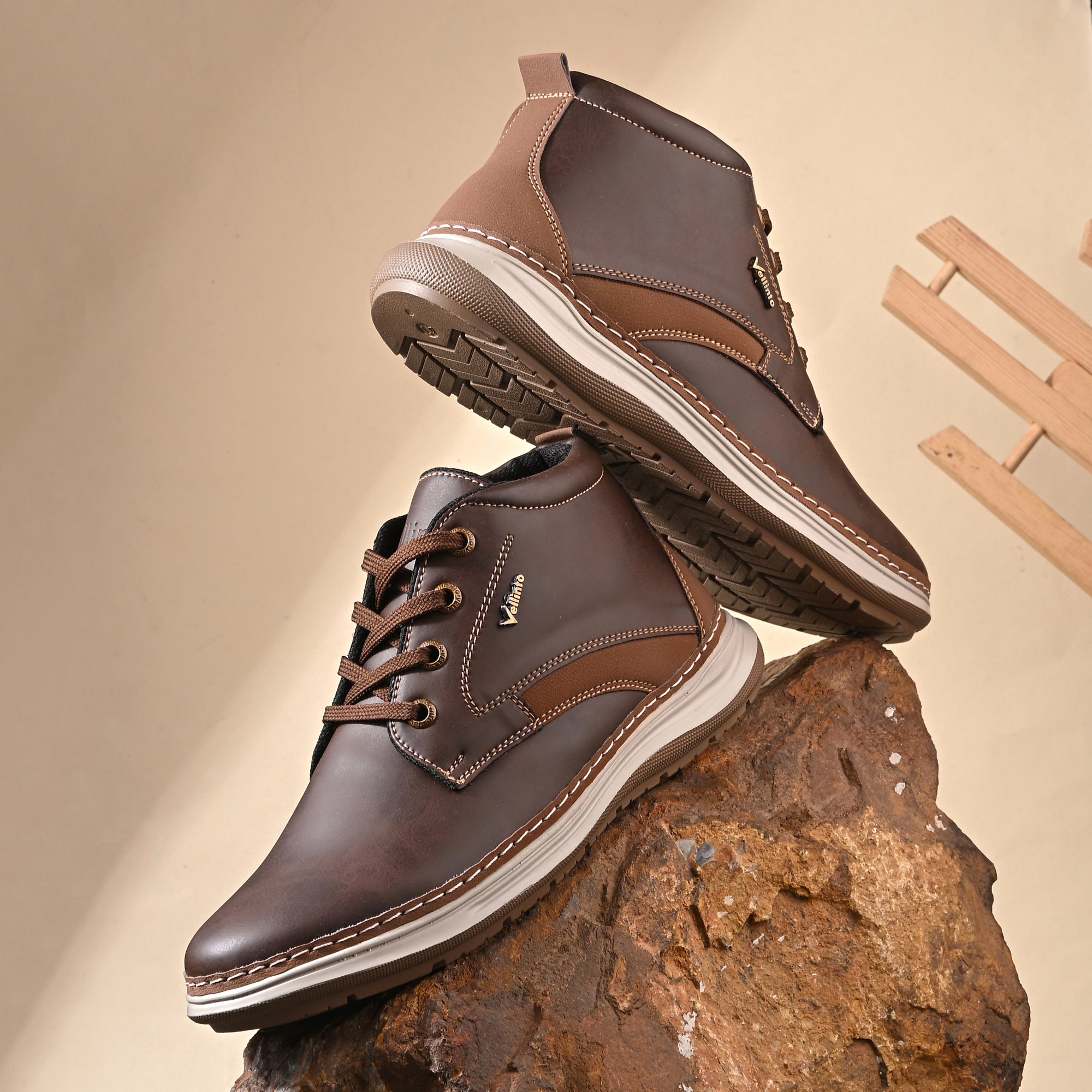 Vellinto Stylish OXHIDE Casual Mid-Ankle Party Boots For Men Boots For Men