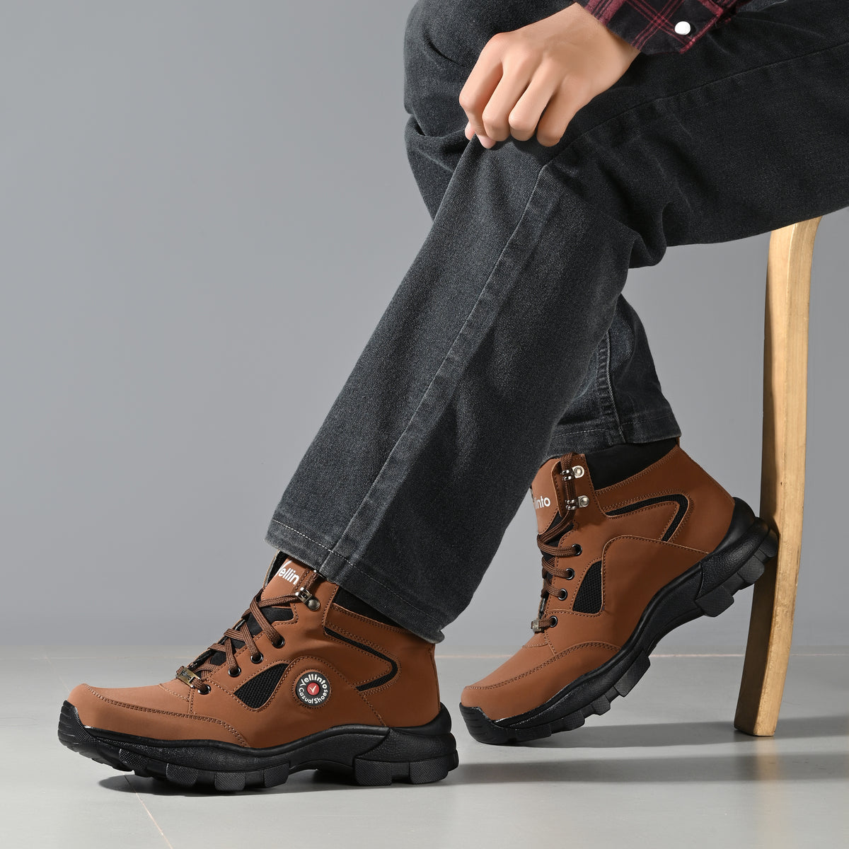 Vellinto vellinto military outdoor boots for men ll casual stylish boots for men Outdoors For Men