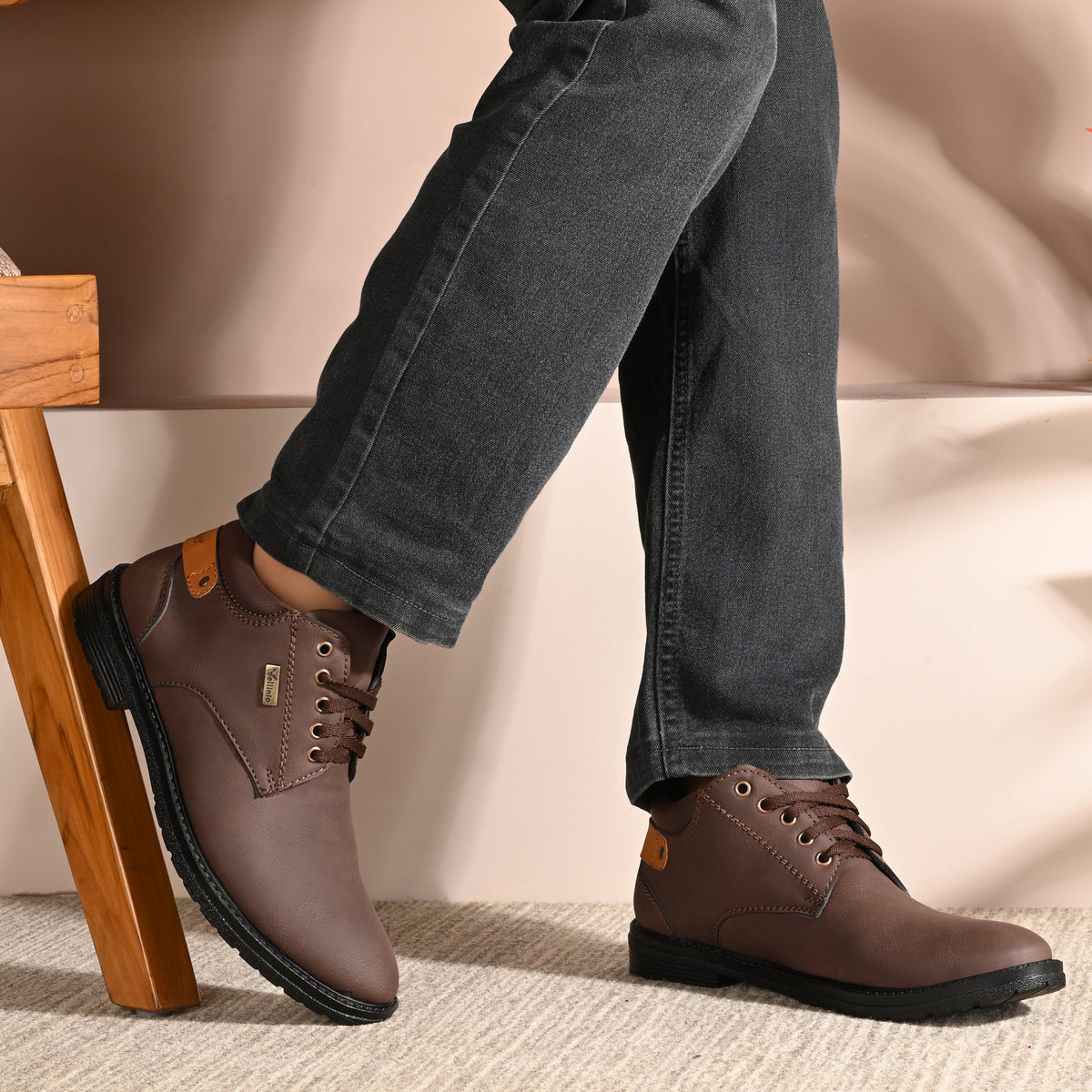 Vellinto Vellinto DAPPER Casual Boots For Men ll Synthetic Leather Stylish Boots Boots For Men