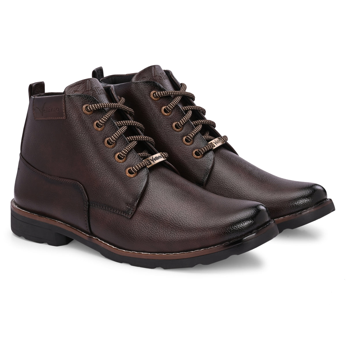 Vellinto ASPHALT Casual Boots For Men ll Synthetic Leather Boots Casuals For Men Boots For Men