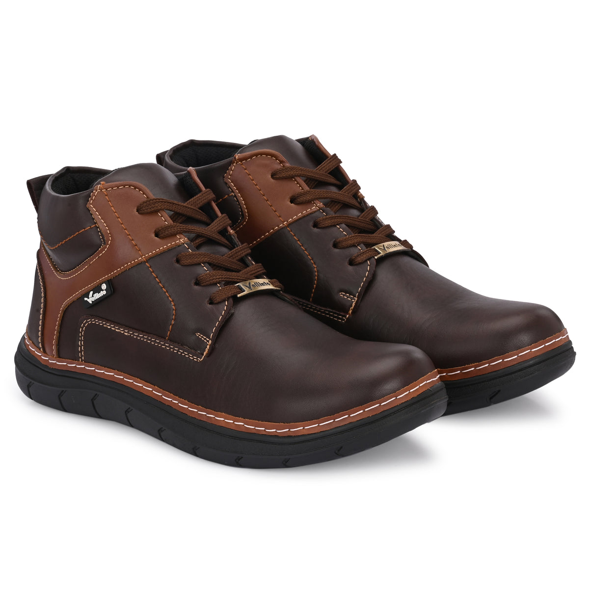 Vellinto Vellinto VEGA Casual Derby Boots For Men ll Stylish Semi Formal Boots For Men Casuals For Men