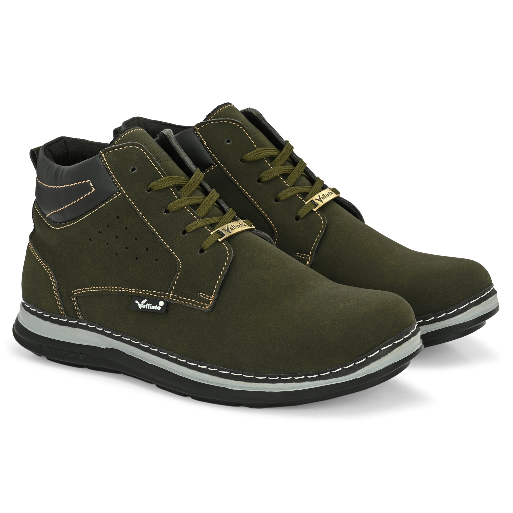 Vellinto PANTRIX Casual Boots For Men ll Synthetic Leather Casuals For Men Boots For Men