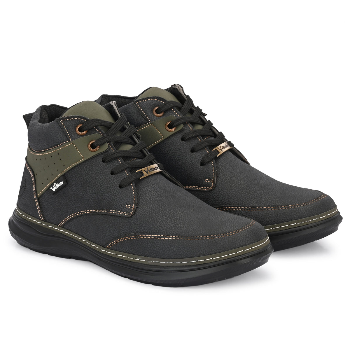 Vellinto PINNACLE Casual Boots For Men ll Stylish Semi Formal Shoes High Tops For Men