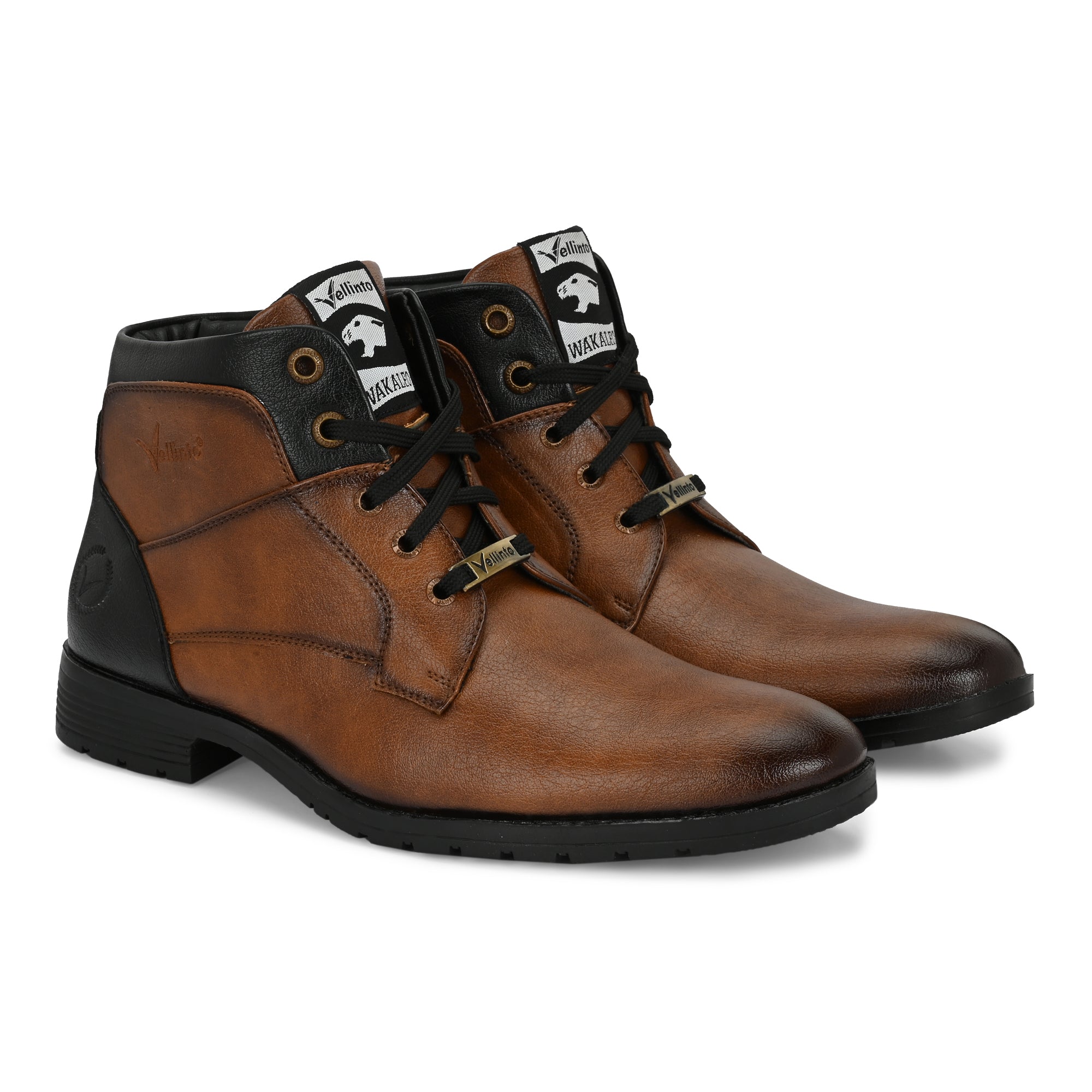 Vellinto FRONTIER Trendy Mid-Ankle Synthetic leather Boots For Men Boots For Men