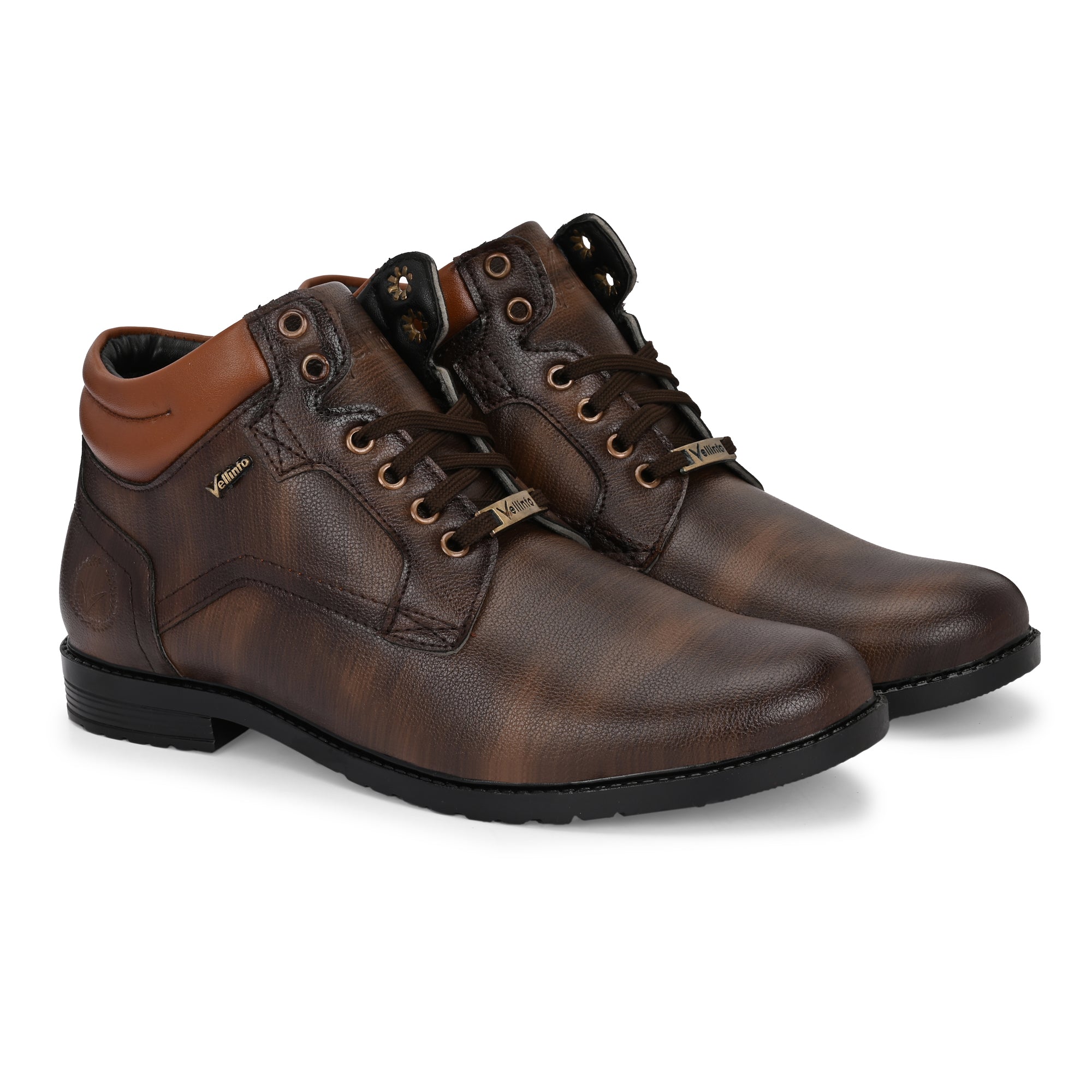 Vellinto MILET Casual Boots For Men ll Synthetic Leather Boots Casuals For Men Boots For Men