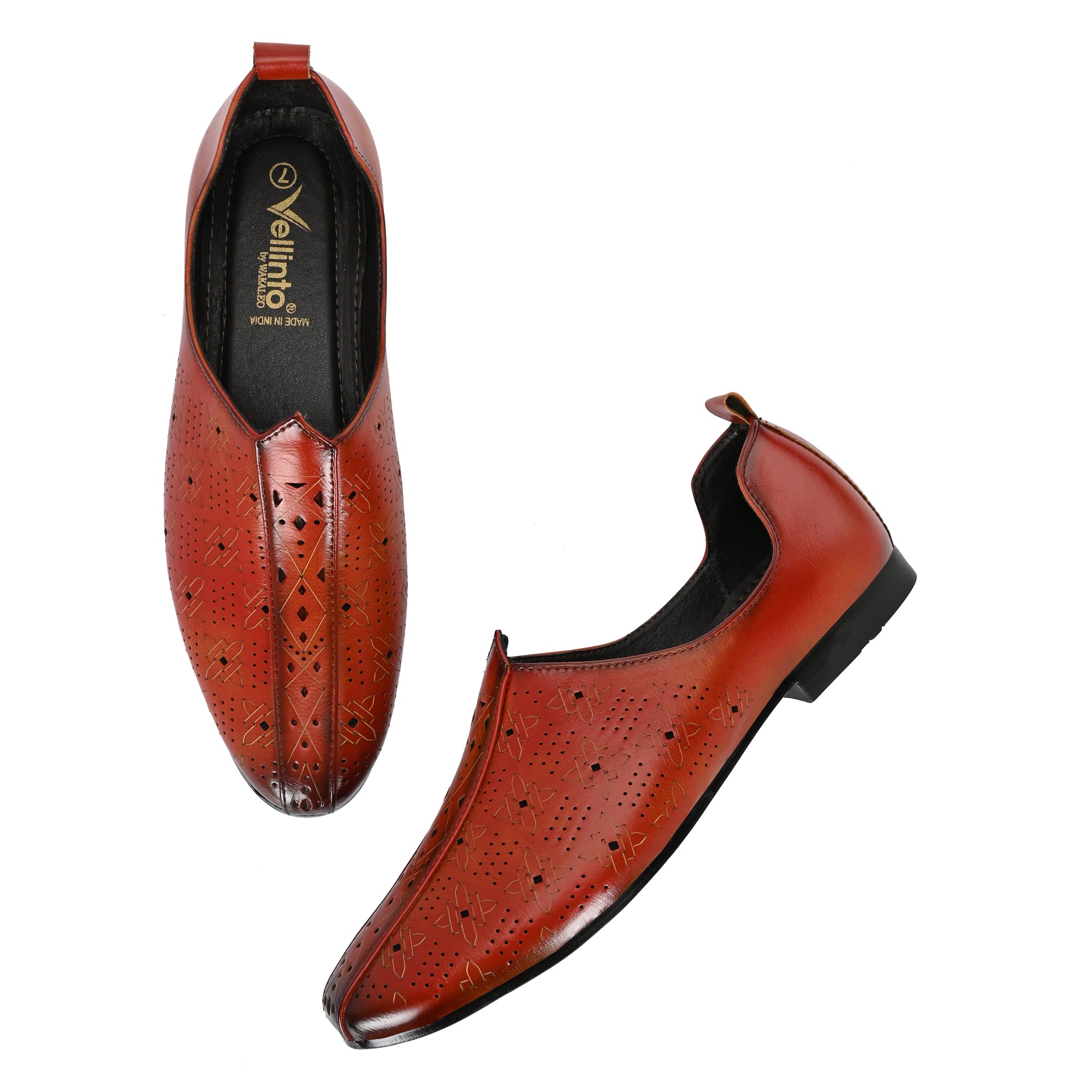 Vellinto Vellinto VOHRA Cool Rajasthani Jutis Mojaris Nagra For Men Stylish Shoes Party Wear For Men