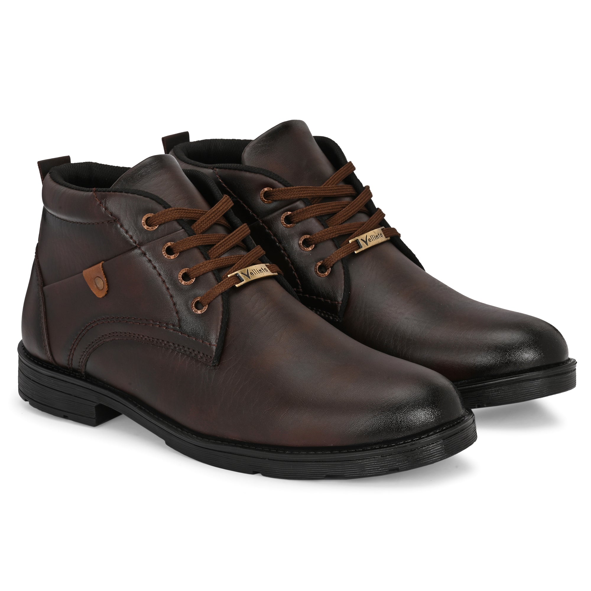 Stylish, Trendy Mid-Ankle Boots ll Daily Use Casual Lace Up Shoe Boots For Men