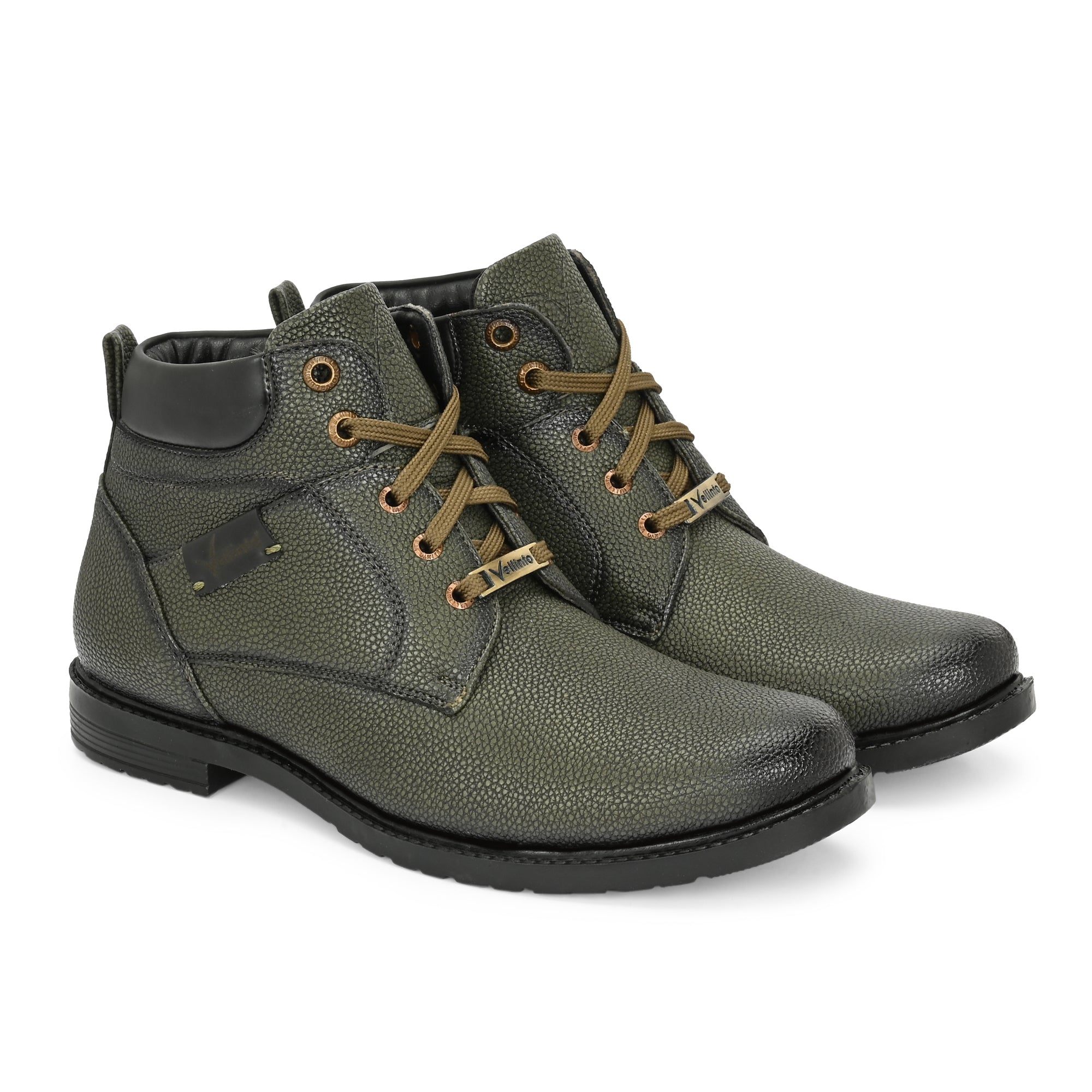 Vellinto BRONZO Casual Boots For Men ll Synthetic Leather Boots Casuals For Men Boots For Men