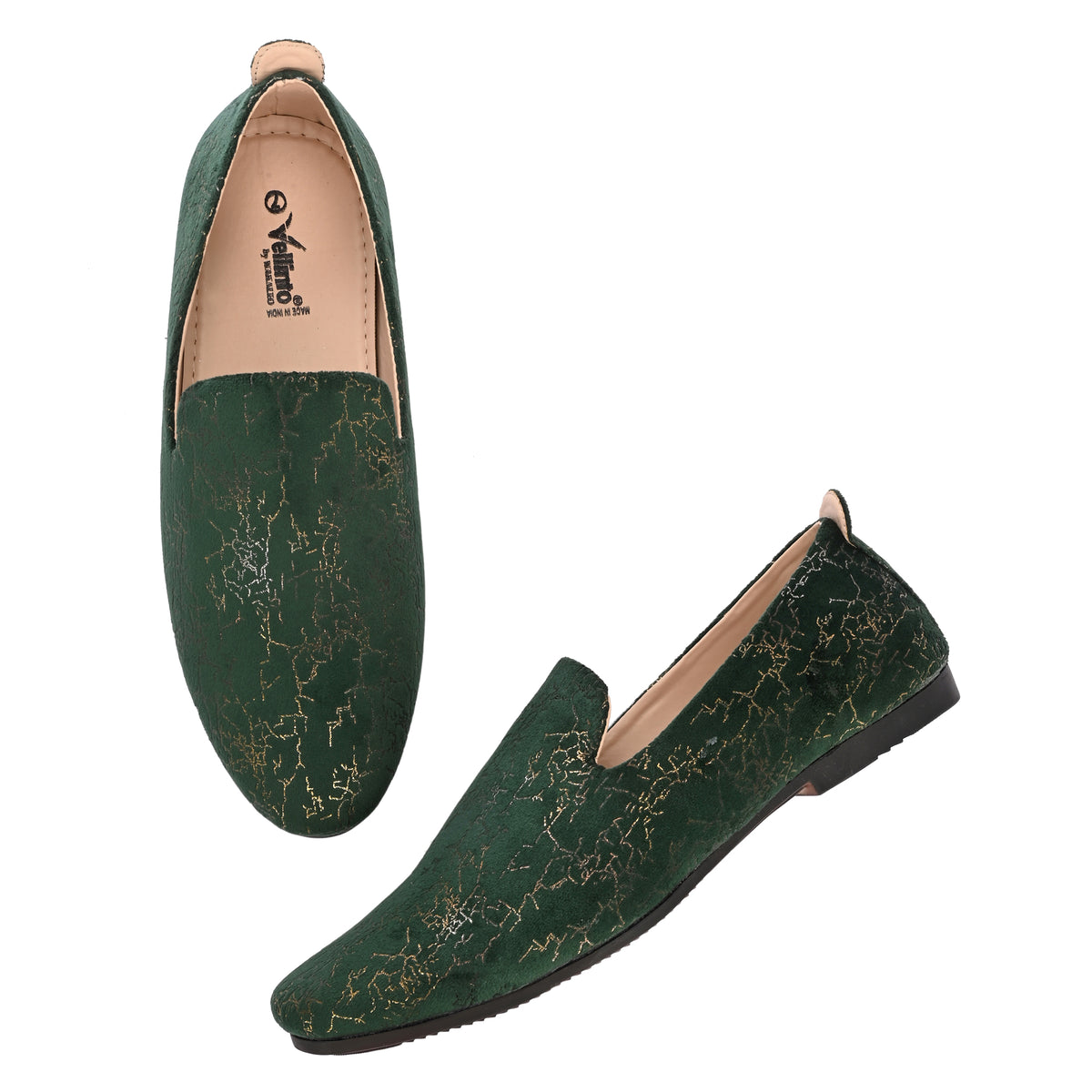 Vellinto MOONLIGHT Party Wear Royal Look Mojaris Juttis Slip On For Men Espadrilles For Men