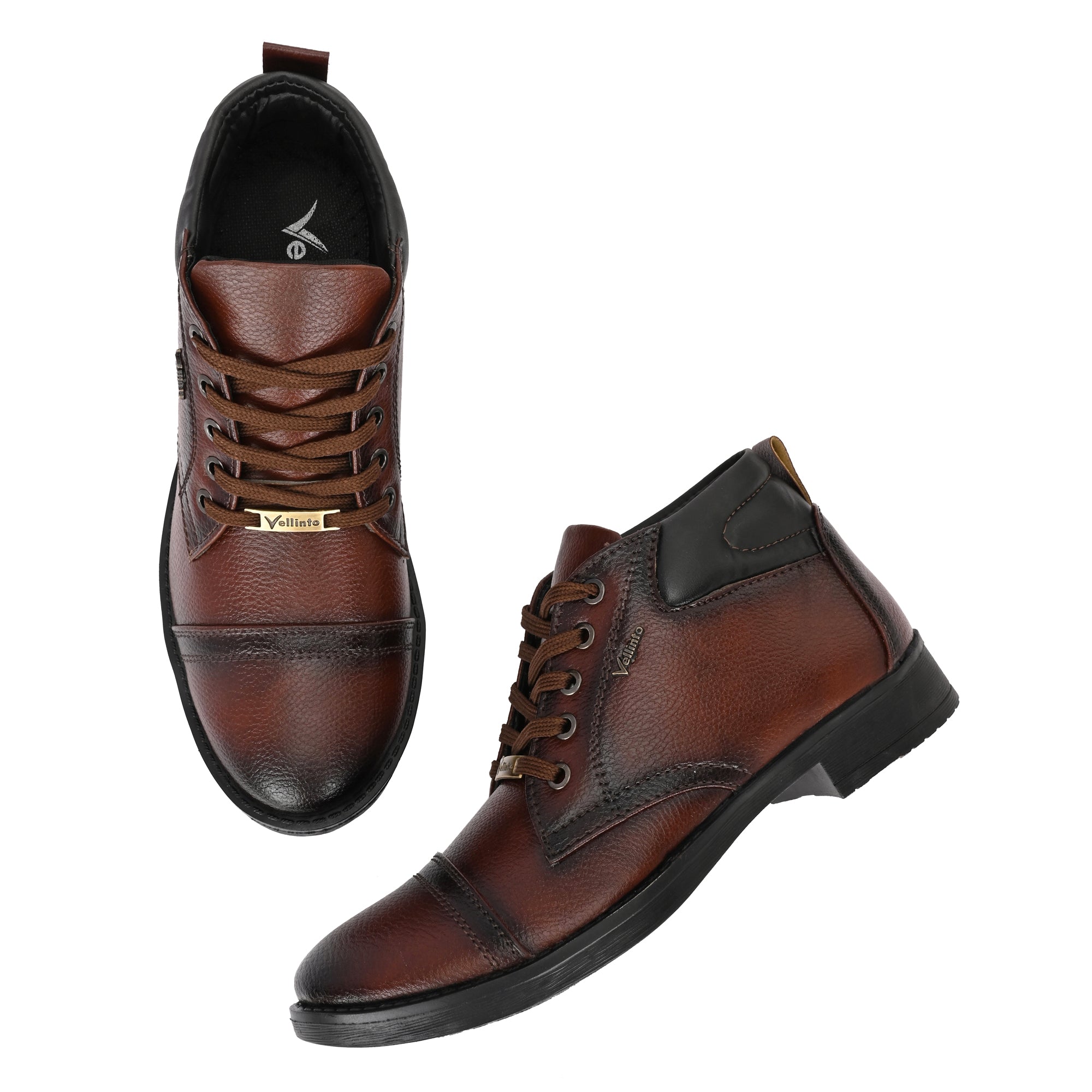 Vellinto Vellinto FLEXOR Casual Mid-Ankle Synthetic leather Stylish and trendy Boots Boots For Men