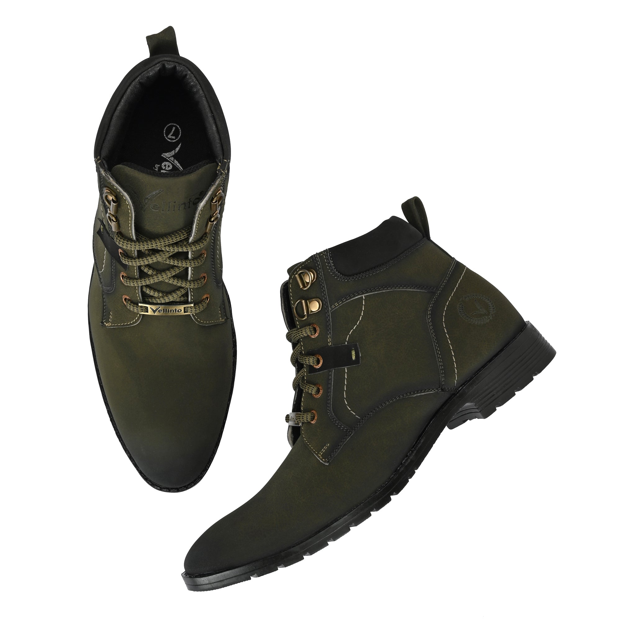 Vellinto ROADBURNER Stylish Synthetic Leather Boots For Men