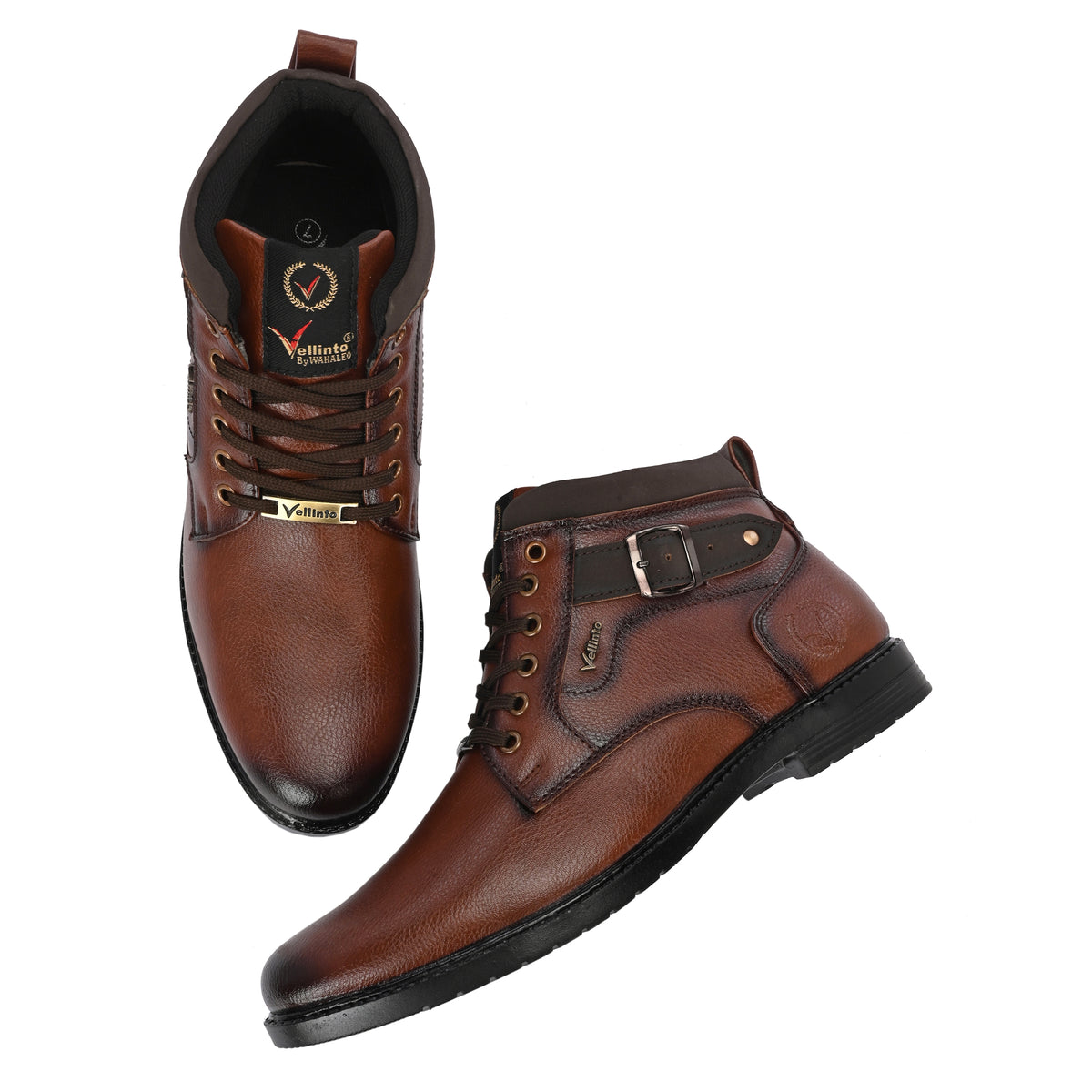 Vellinto Vellinto ALDEN Men's Casual Outdoor Synthetic Leather Boots Boots For Men Casuals For Men