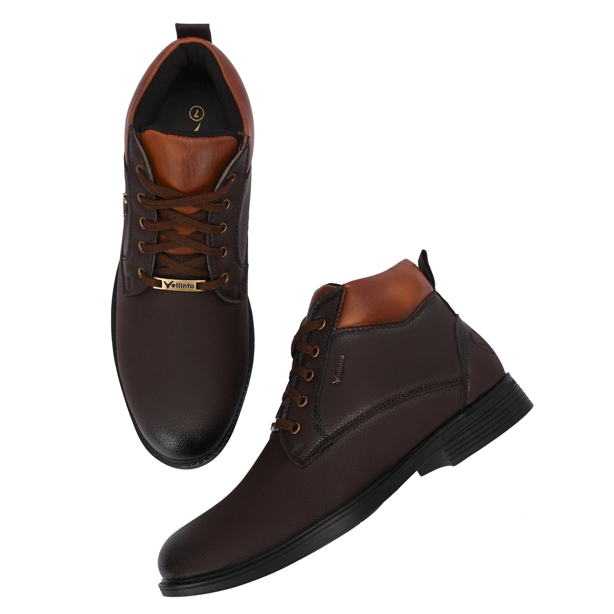Vellinto SOVEREIGN Casual Boots For Men ll Synthetic Leather Boots For Men Casuals For Men