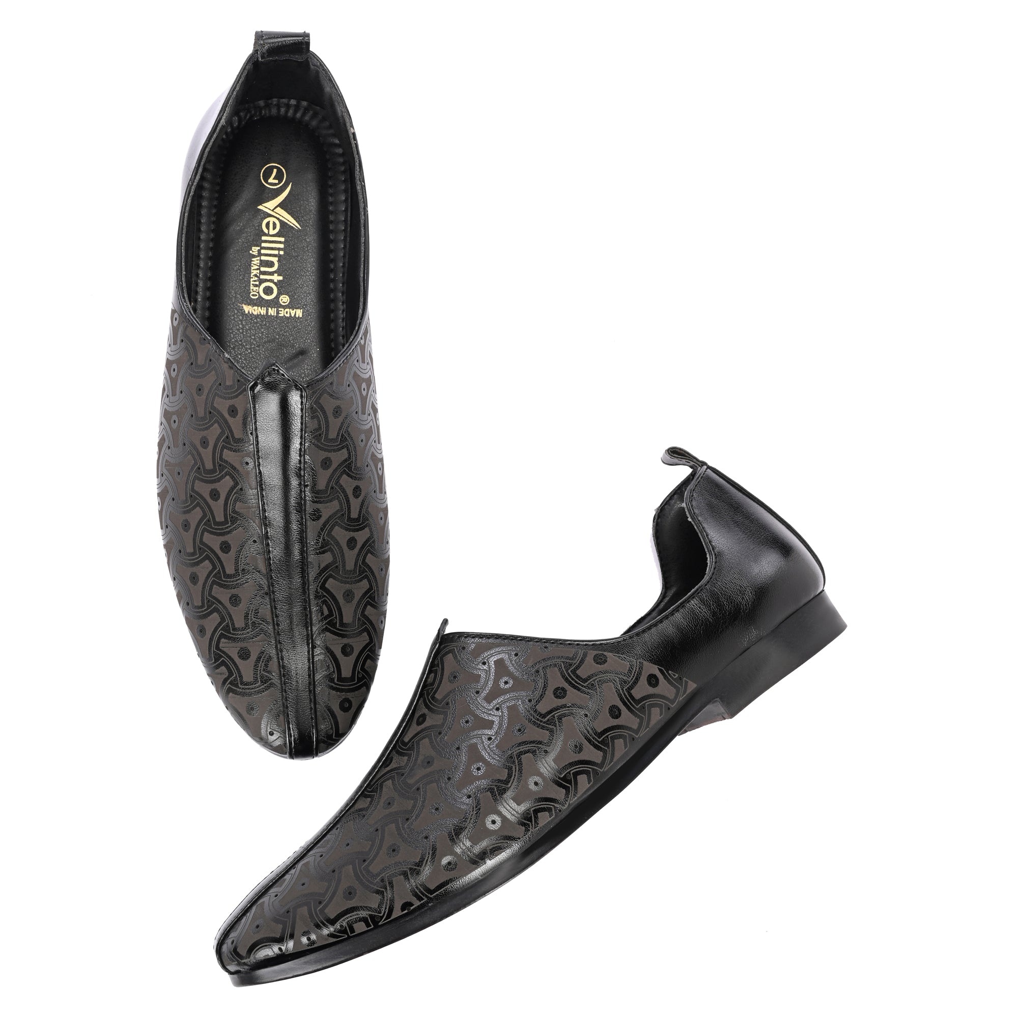 Vellinto MEHRAJ Cool Rjasthani Ethnic Juttis For Men ll Mojaris For Men Party Wear For Men