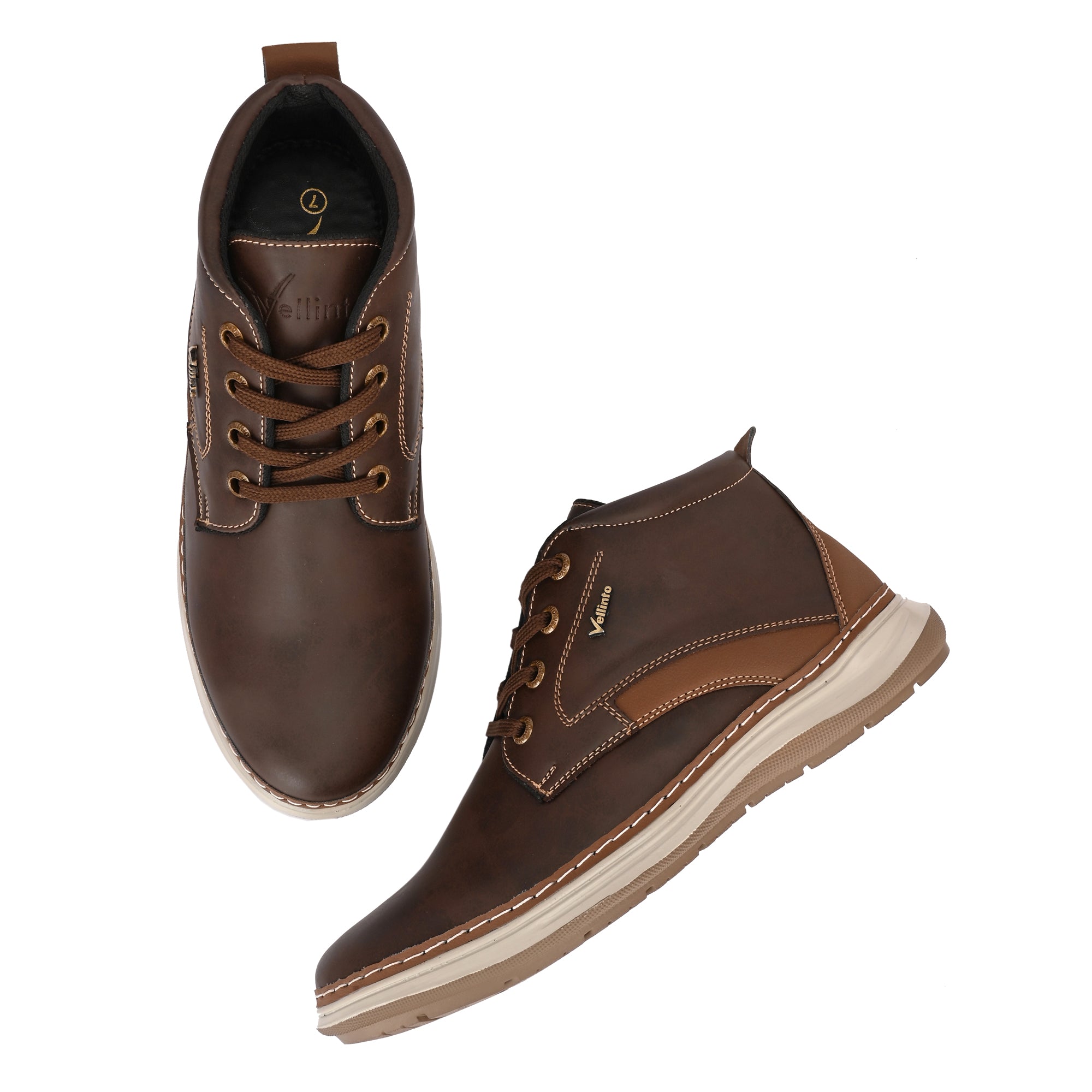 Vellinto Stylish OXHIDE Casual Mid-Ankle Party Boots For Men Boots For Men