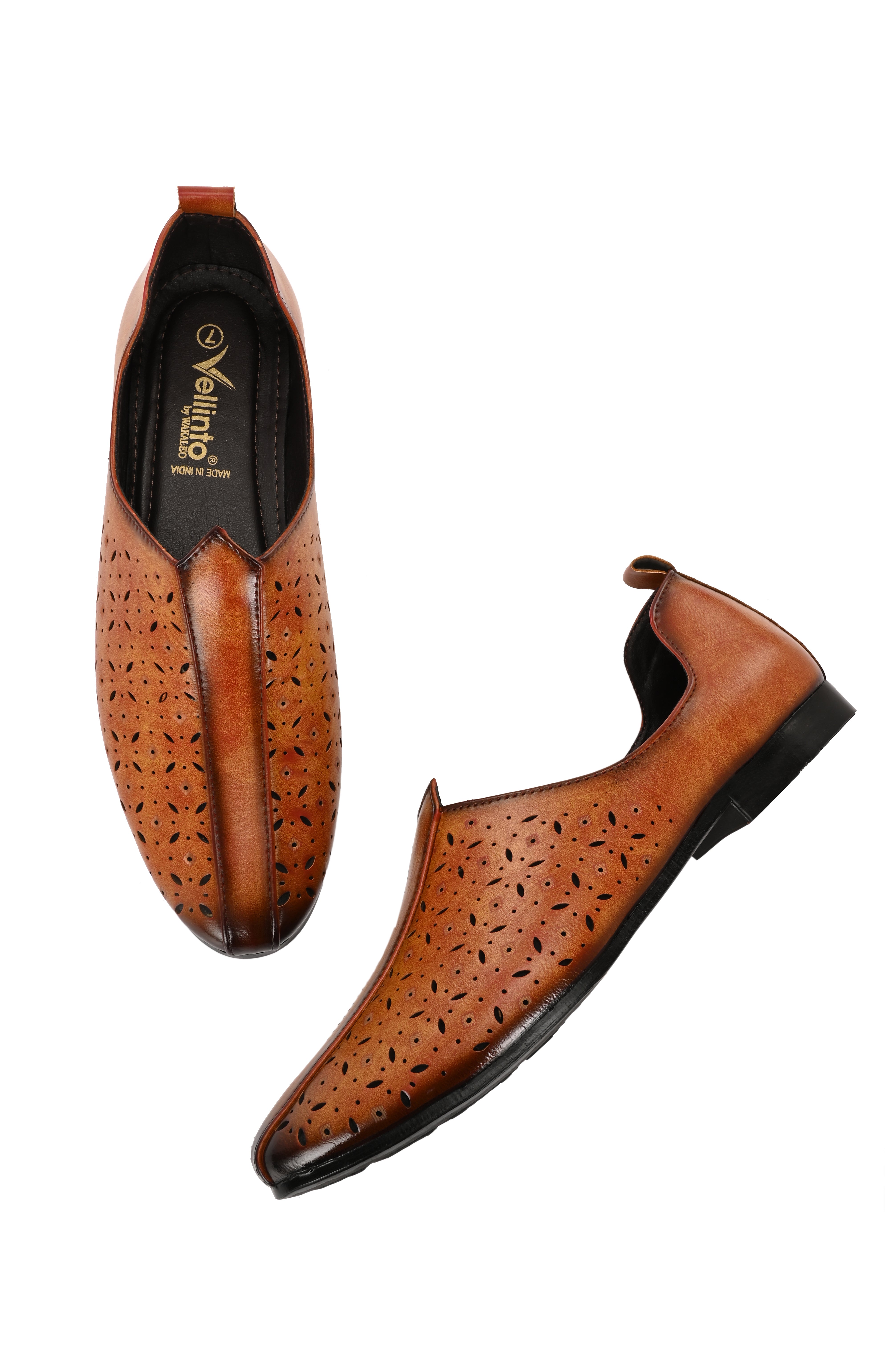 Vellinto Vellinto JASHN Cool Rajasthani Jutis Mojaris Nagra For Men Stylish Shoes Party Wear For Men