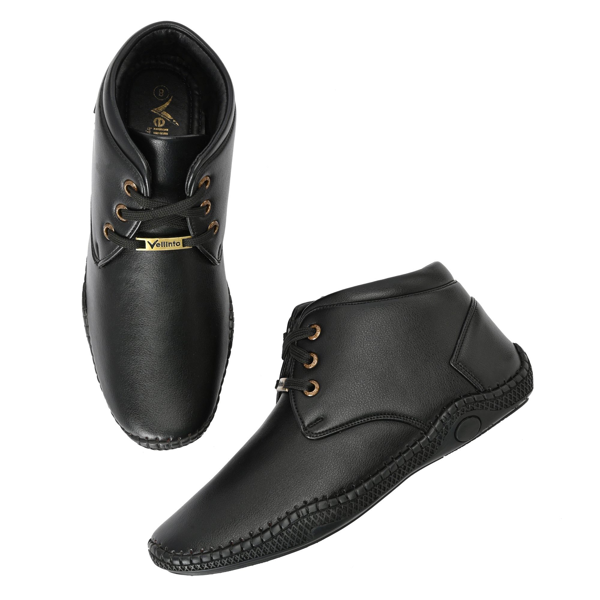 Vellinto FLEXOR Casual Mid-Ankle Synthetic leather Stylish and trendy Boots Boots For Men