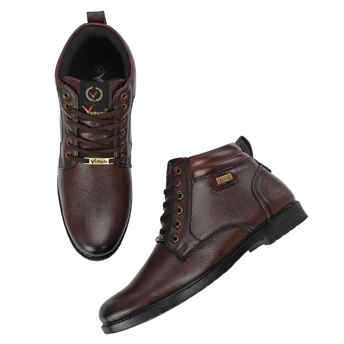 Vellinto CARTER Casual Boots For Men ll Synthetic Leather Boots