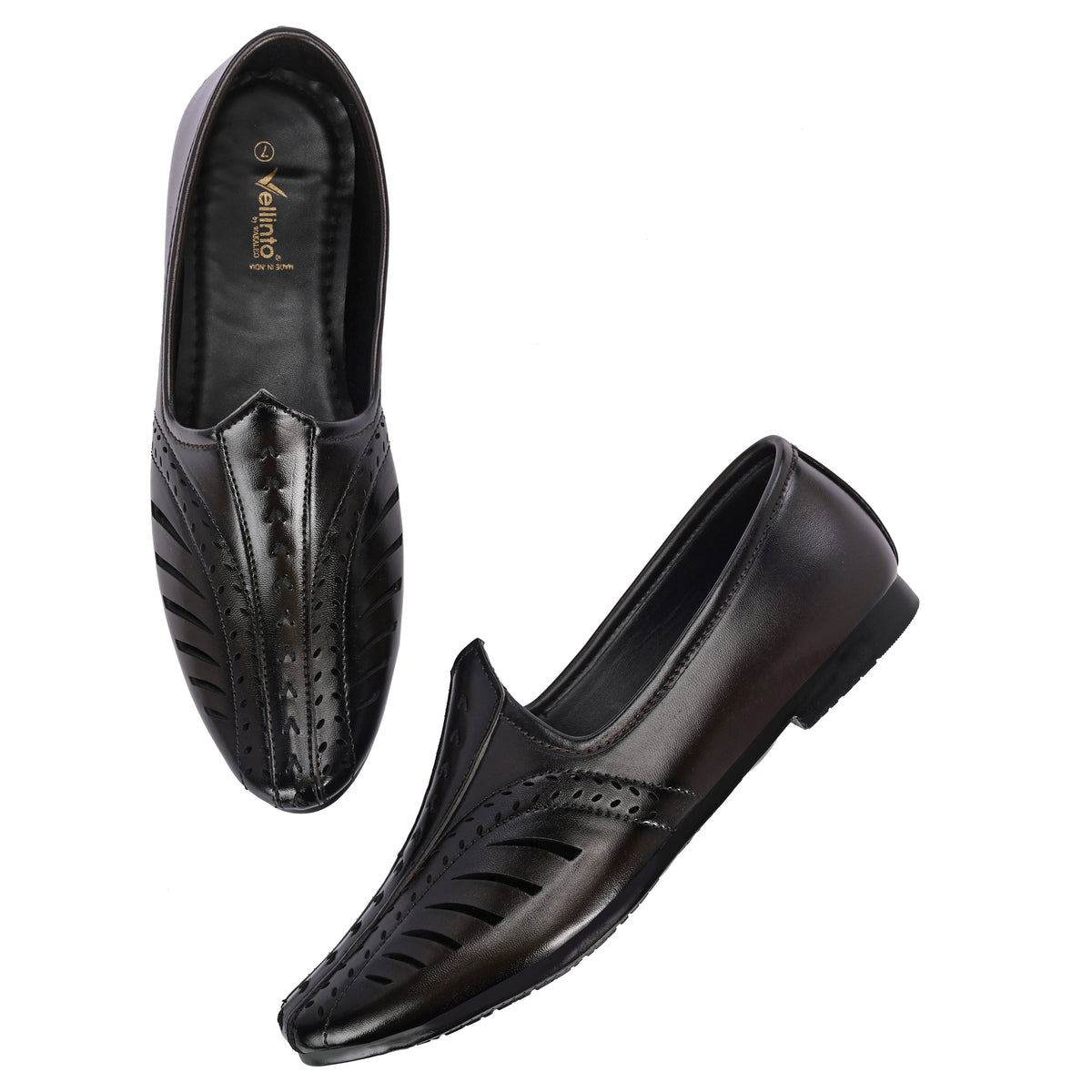 Vellinto Vellinto Cool Rajasthani Jutis For Men Mojaris For Men Nagra For Men Party Wear For Men