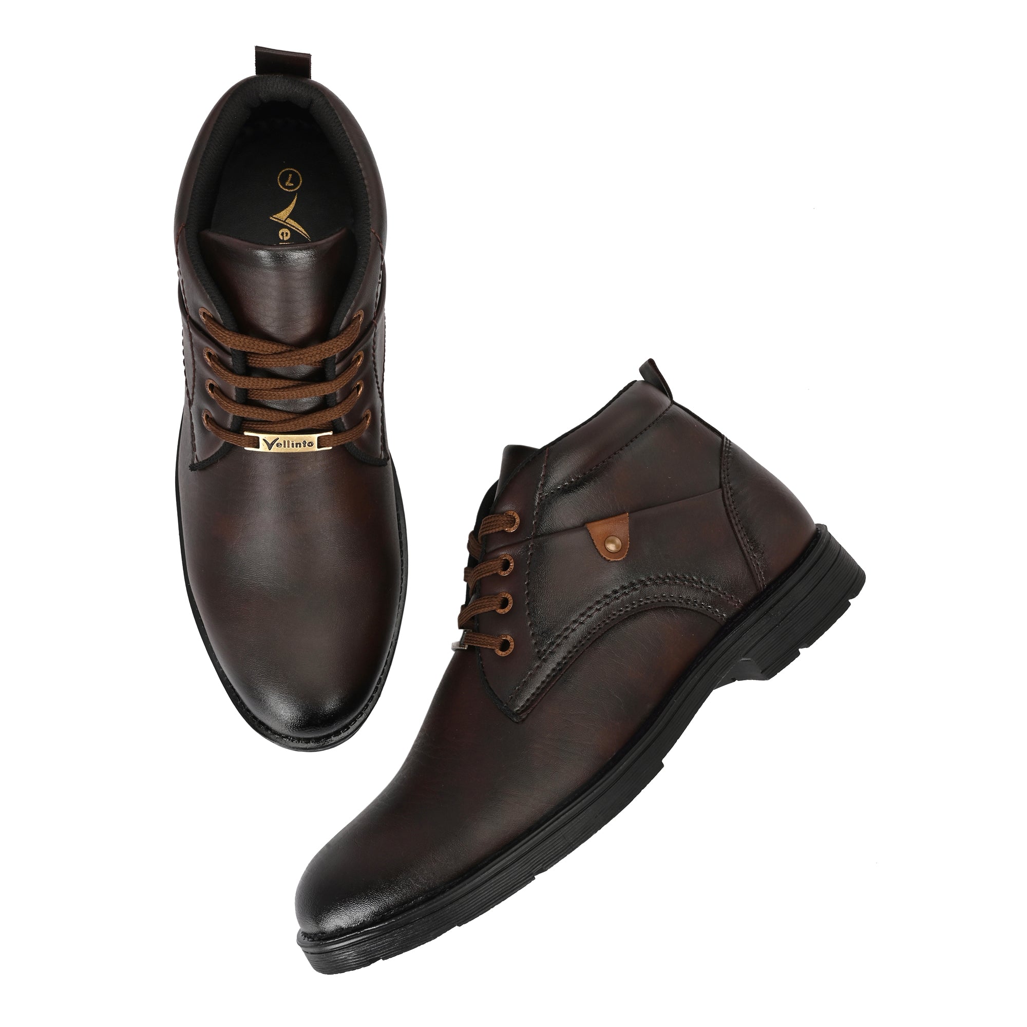 Stylish, Trendy Mid-Ankle Boots ll Daily Use Casual Lace Up Shoe Boots For Men