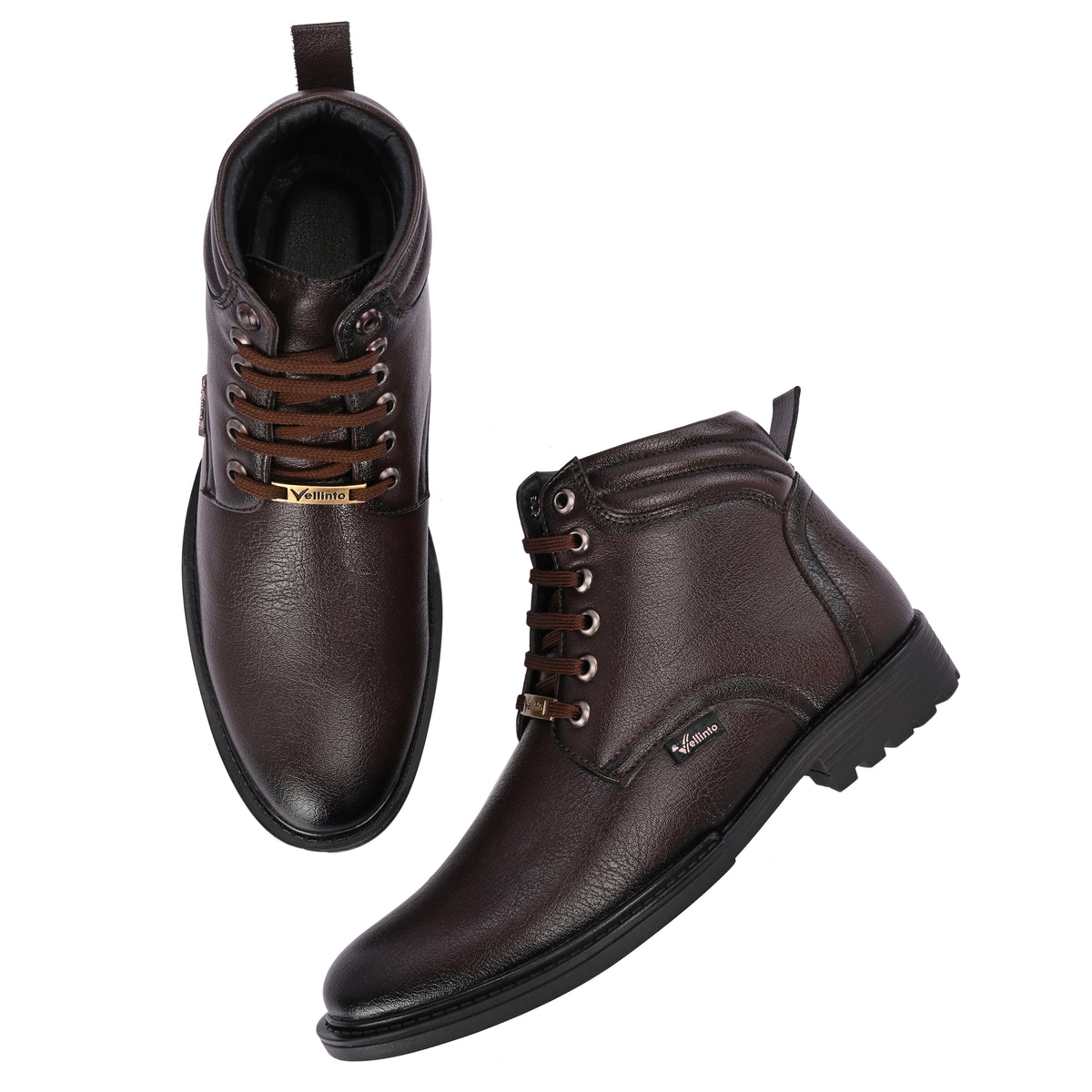 Vellinto Vellinto TIMBER Casual Boots For Men ll Synthetic Leather Boots Casuals For Men Boots For Men