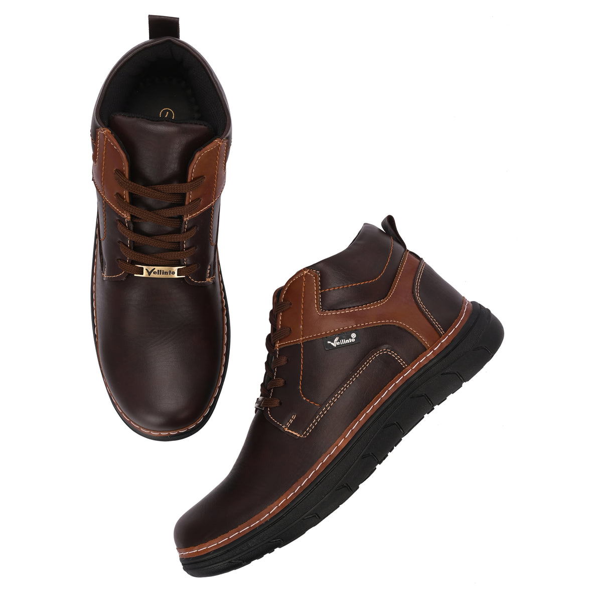 Vellinto Vellinto VEGA Casual Derby Boots For Men ll Stylish Semi Formal Boots For Men Casuals For Men