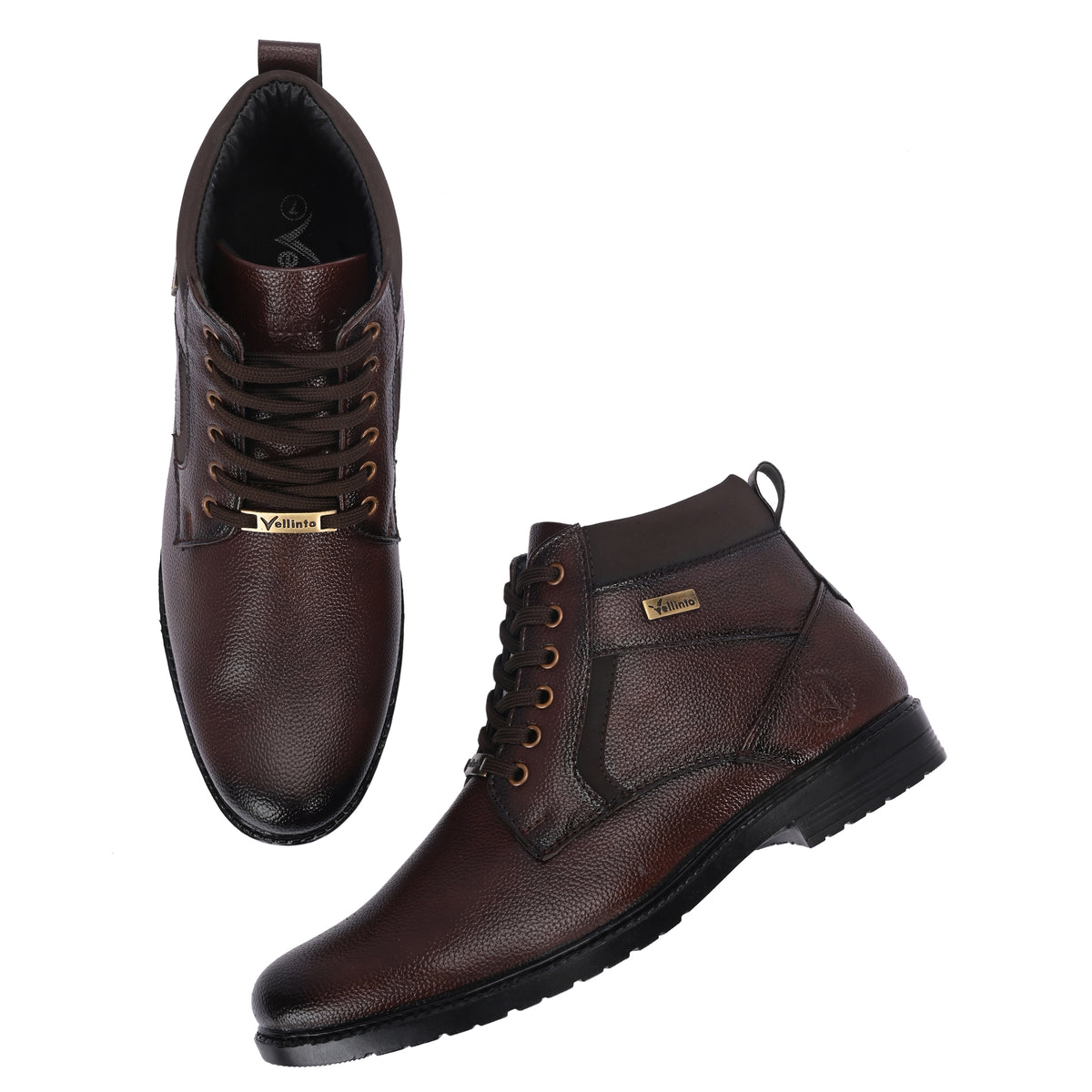 Vellinto SIGNATURE Casual Boots For Men ll Synthetic Leather Boots Corporate Casuals For Men