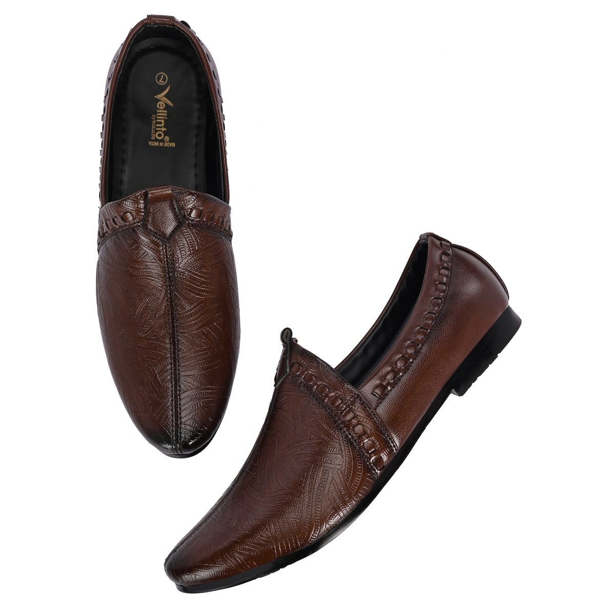 Vellinto Vellinto ARAMBH Cool Rajasthani Jutis For Men Mojaris For Men Nagra For Men Loafers For Men