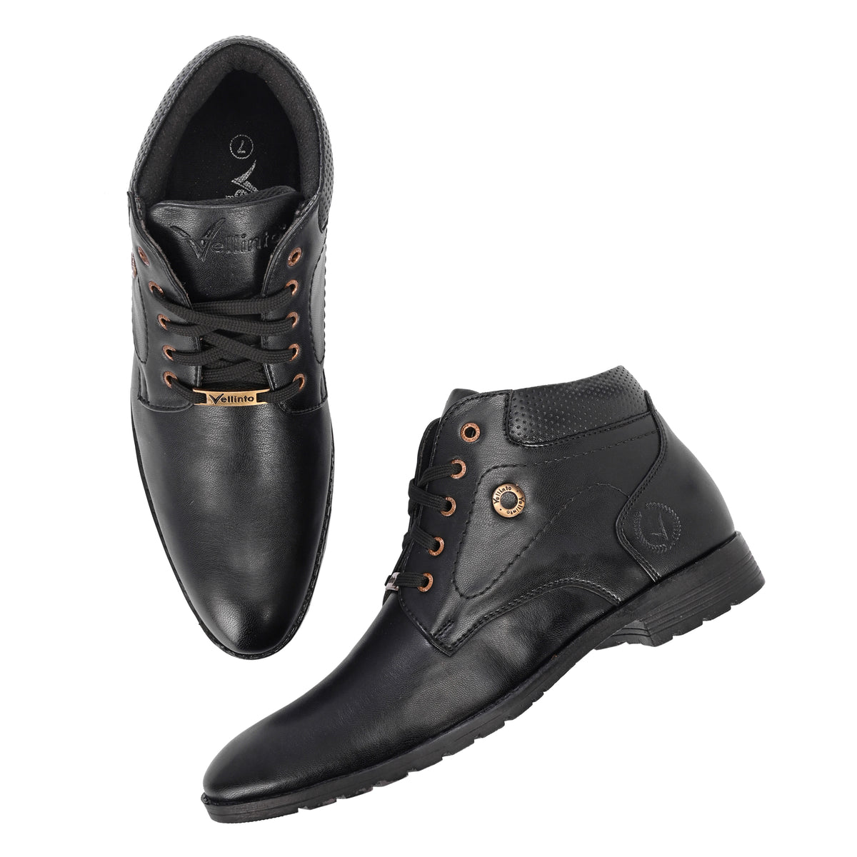 Vellinto OAKWOOD Casual Boots For Men ll Synthetic Leather Formal Boots For Men Boots For Men