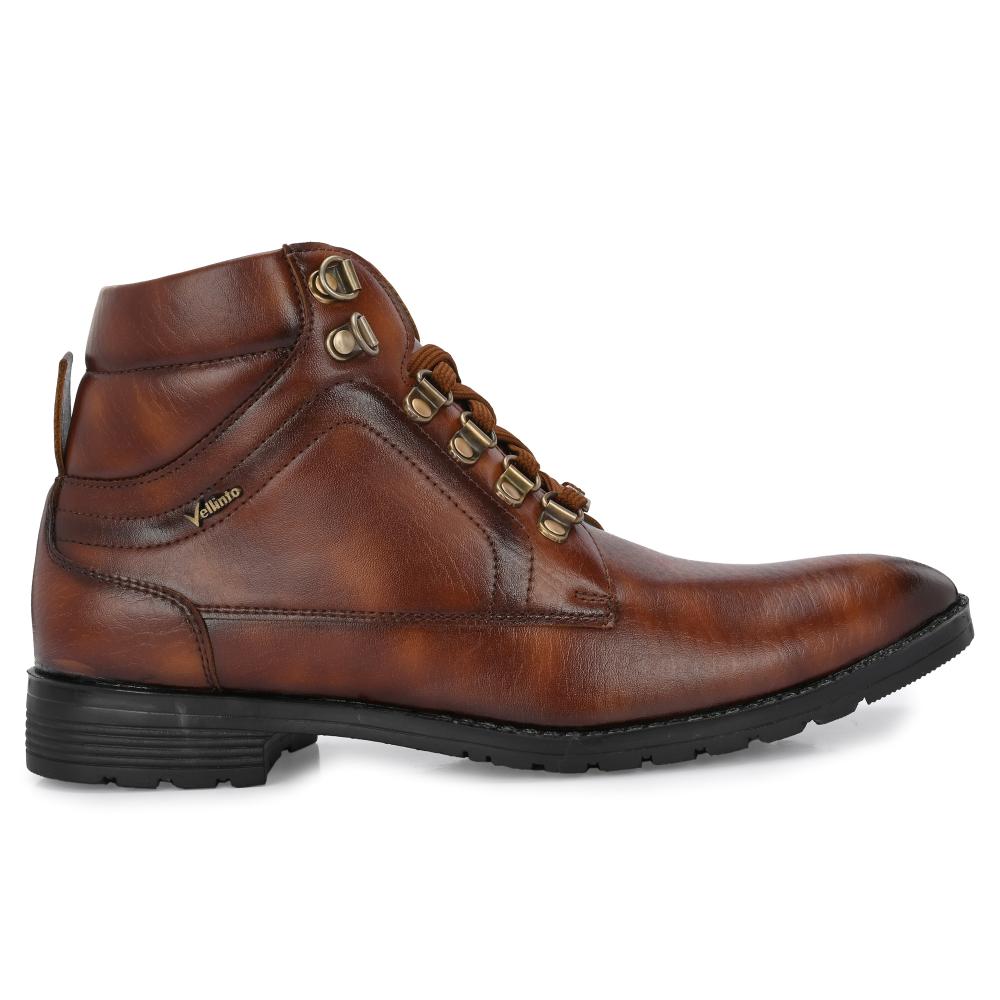 Vellinto AUSTIN Casual Mid-Ankle Synthetic leather Boots For Men