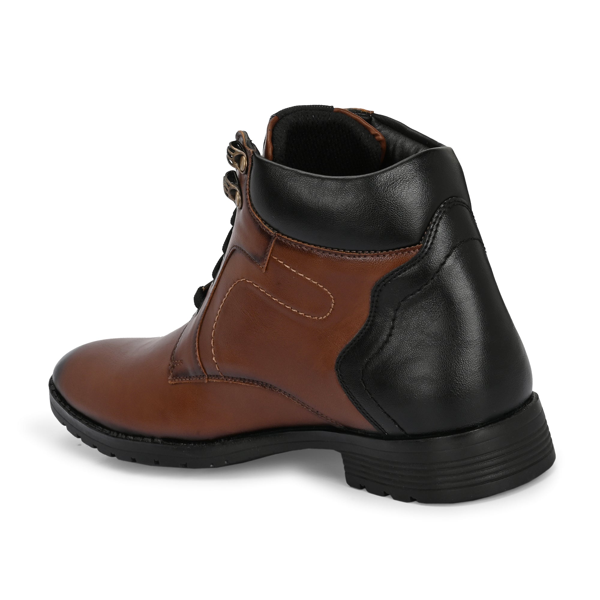 Vellinto Vellinto LUCAS Men's Mid Ankle Stylish Casual & Party Wear Lace-Up Boots Boots For Men