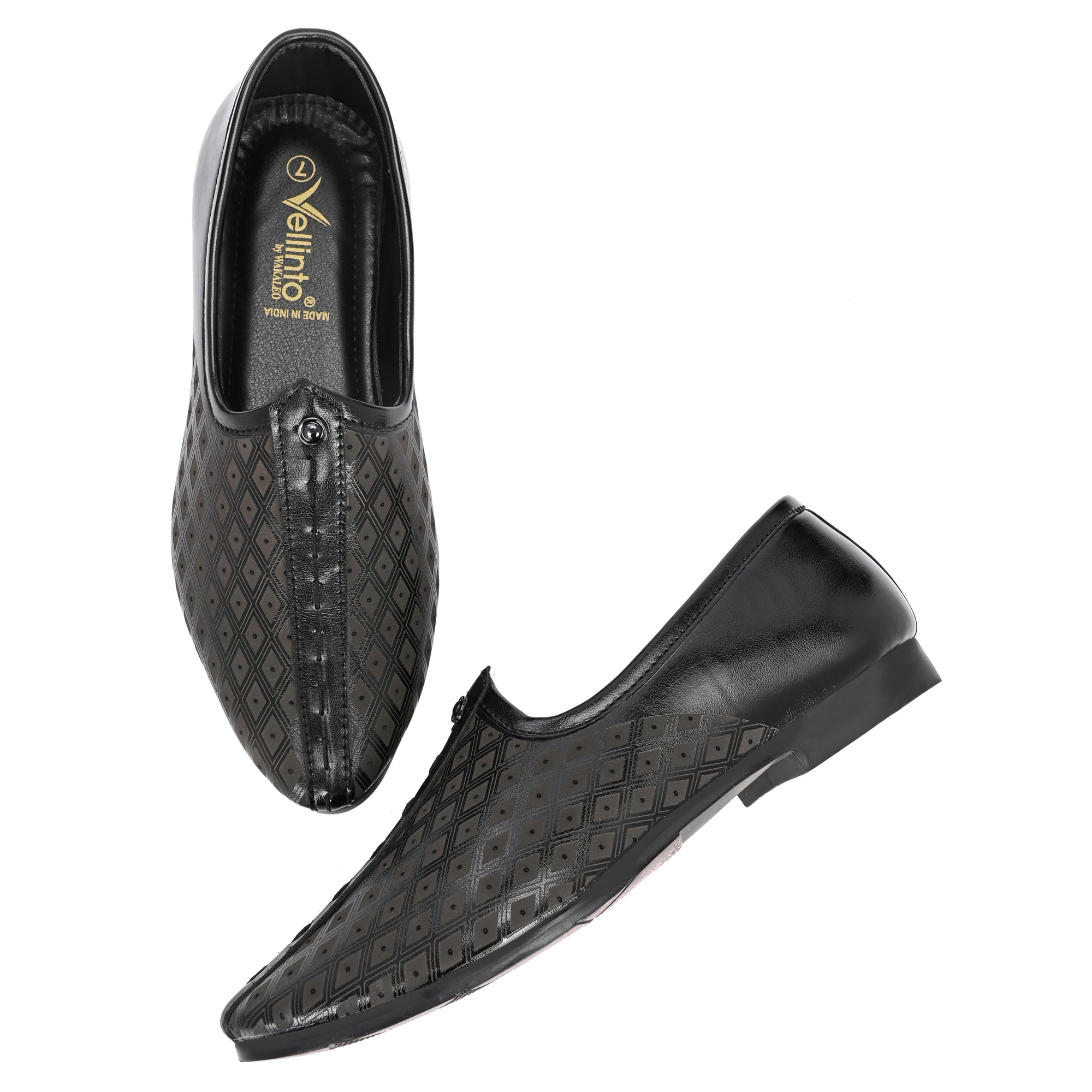 Vellinto MEHER Cool Rajasthani Ethnic Juttis For Men ll Mojaris For Men Party Wear For Men