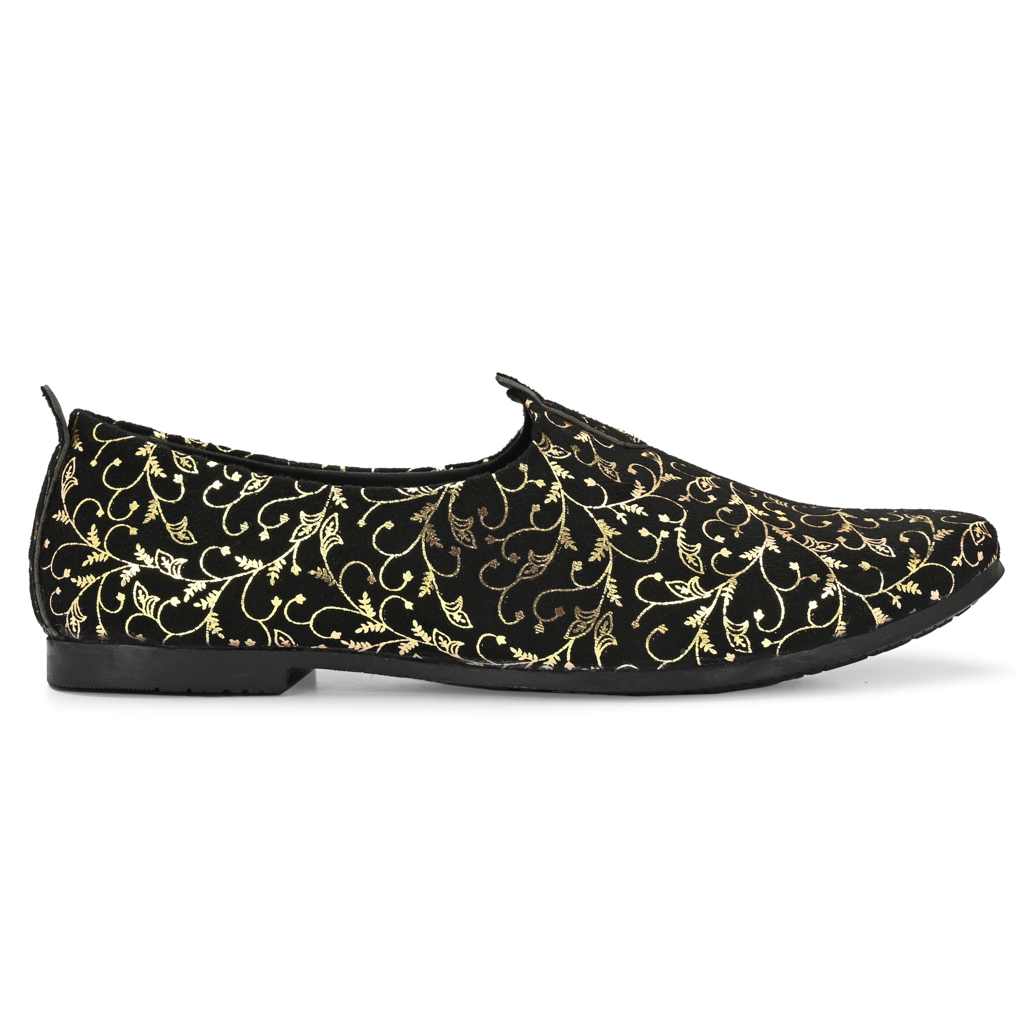 Vellinto NAWAB Party Wear Royal Look Mojaris Juttis Slip On For Men Espadrilles For Men