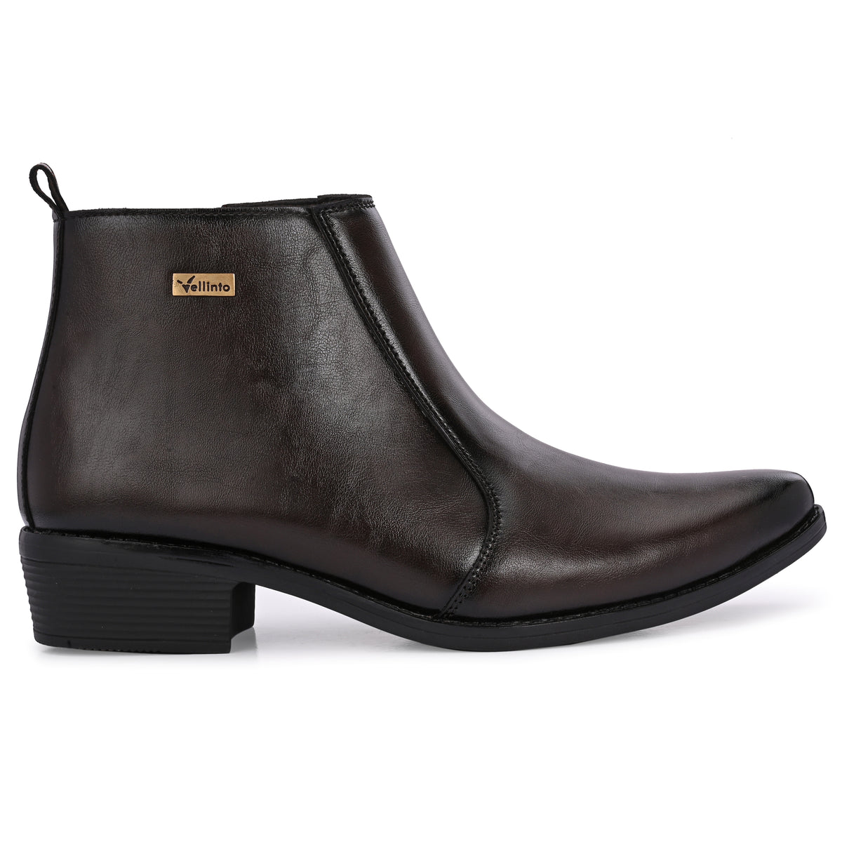 Vellinto Vellinto Royal Look RAMANA Zipped Boots For Men Synthetic Leather Boots For Men Boots For Men