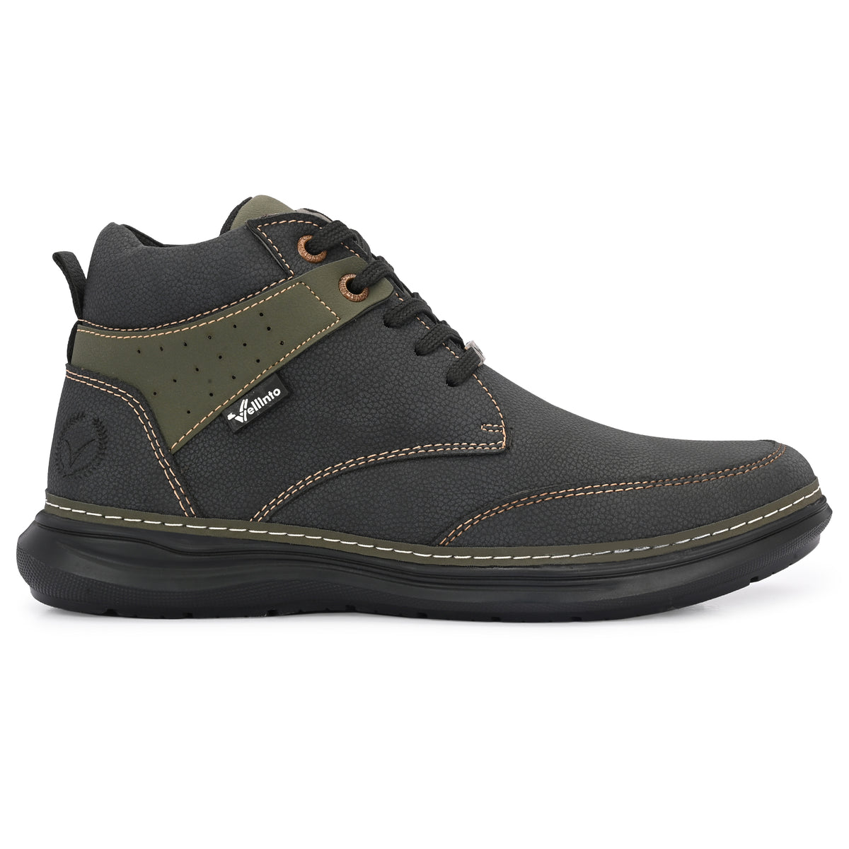 Vellinto PINNACLE Casual Boots For Men ll Stylish Semi Formal Shoes High Tops For Men